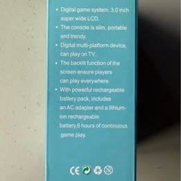 HARTO Digital Game Console - 3.0" LCD Portable Handheld Gaming System (Open Box)