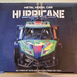 Alloy Metal Remote Control Car - High Strength RC Hurricane Toy (Ages 6+)