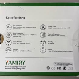 YAMIRY Smart Lock - Keyless Entry Door Lock (Open Box)