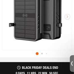 Safe Speed Portable Solar Power Bank - Eco-Friendly Emergency Charger
