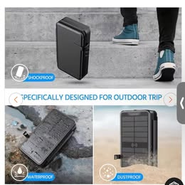 Safe Speed Portable Solar Power Bank - Eco-Friendly Emergency Charger