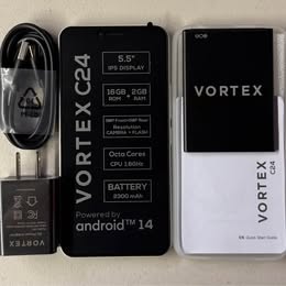 VORTEX C24 Smartphone - 5.5" Display Android 14 Unlocked Phone 2GB/16GB