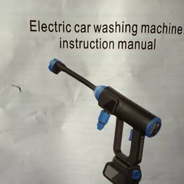 YYHZZK Portable Electric Car Washing Machine - Cordless Rechargeable Pressure Washer