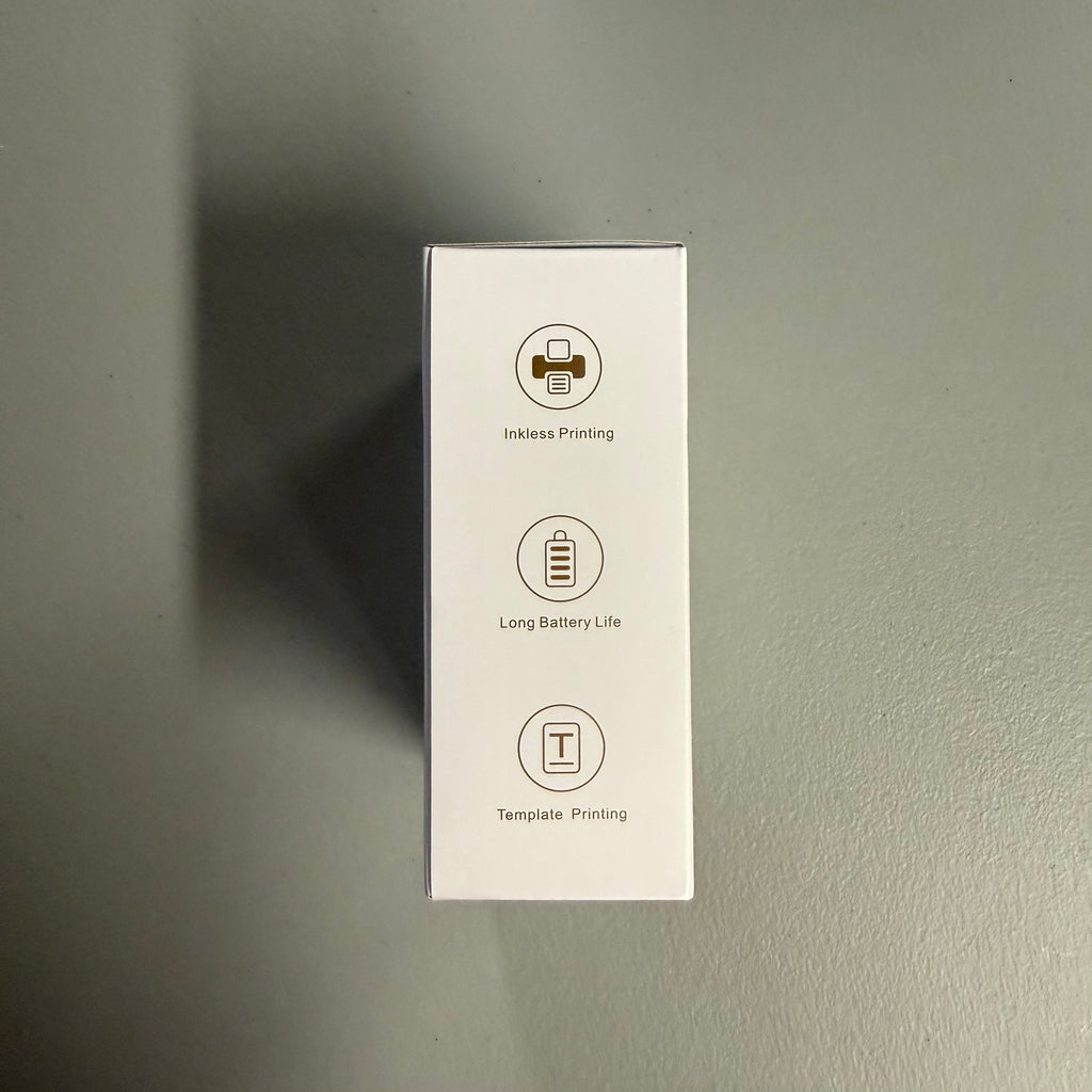 Portable Mini Bluetooth Thermal Printer - Inkless Photo & Label Printer (Open Box Like New)