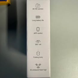 Foldable Drone with HD Camera & LED Lights - Complete Kit (Open Box, Like New)