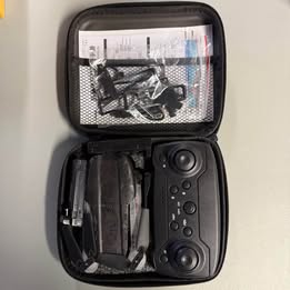 Foldable Drone with HD Camera & LED Lights - Complete Kit (Open Box, Like New)