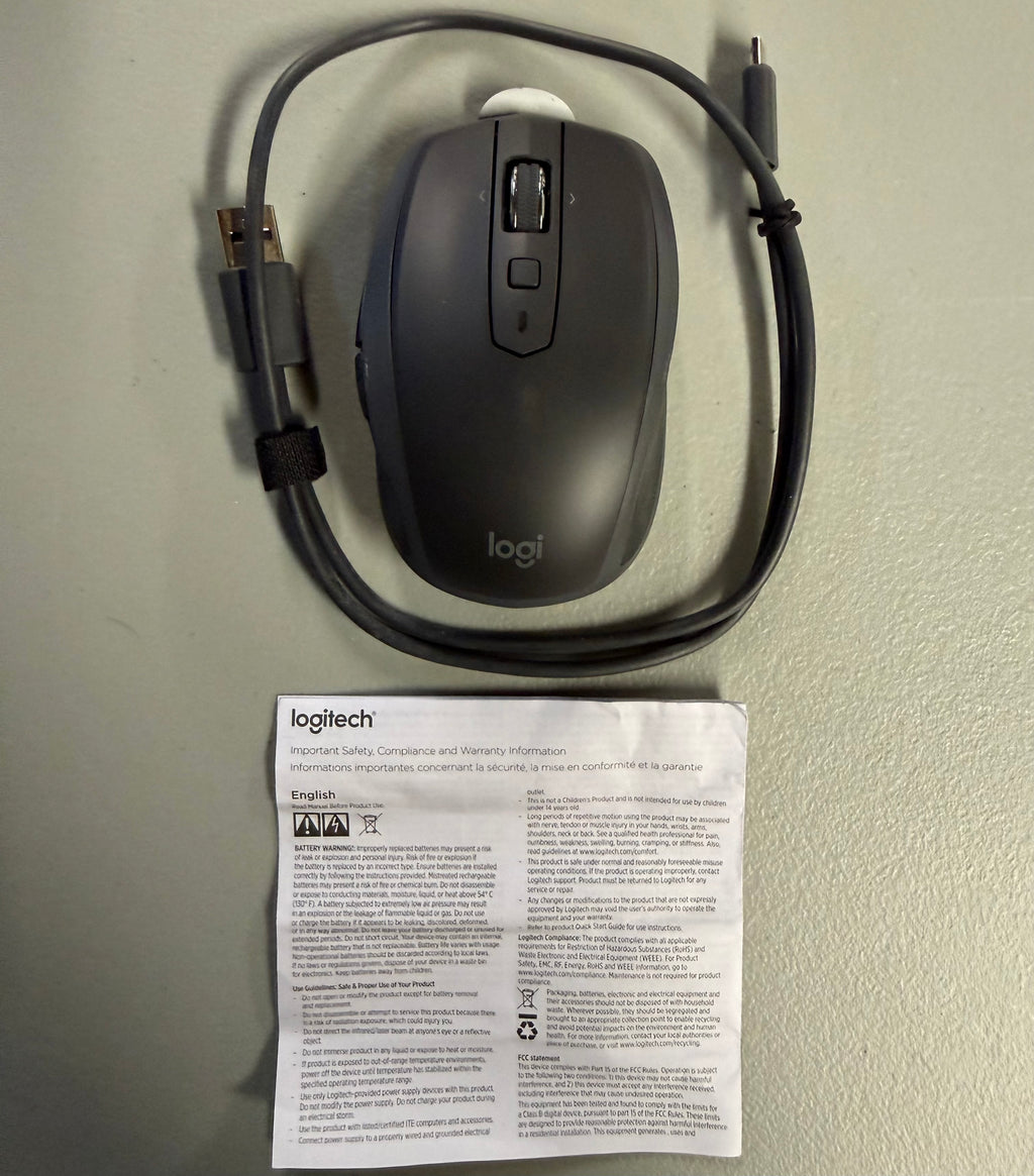 Logitech MX Anywhere 2S Bluetooth Mouse - Open Box Like New
