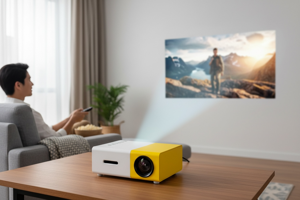 Mini LED Projector YG300 - Portable Home Theater (Open Box Like New)