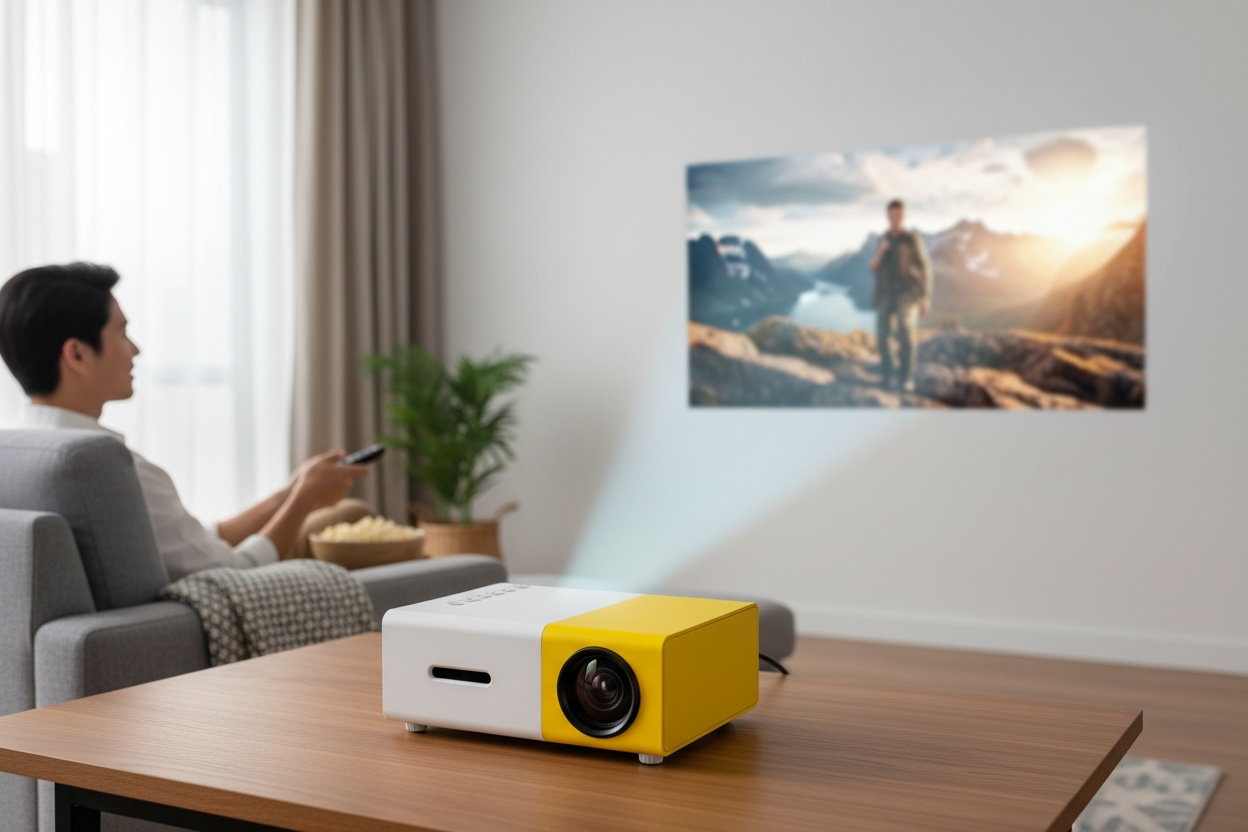 Mini LED Projector YG300 - Portable Home Theater (Open Box Like New)