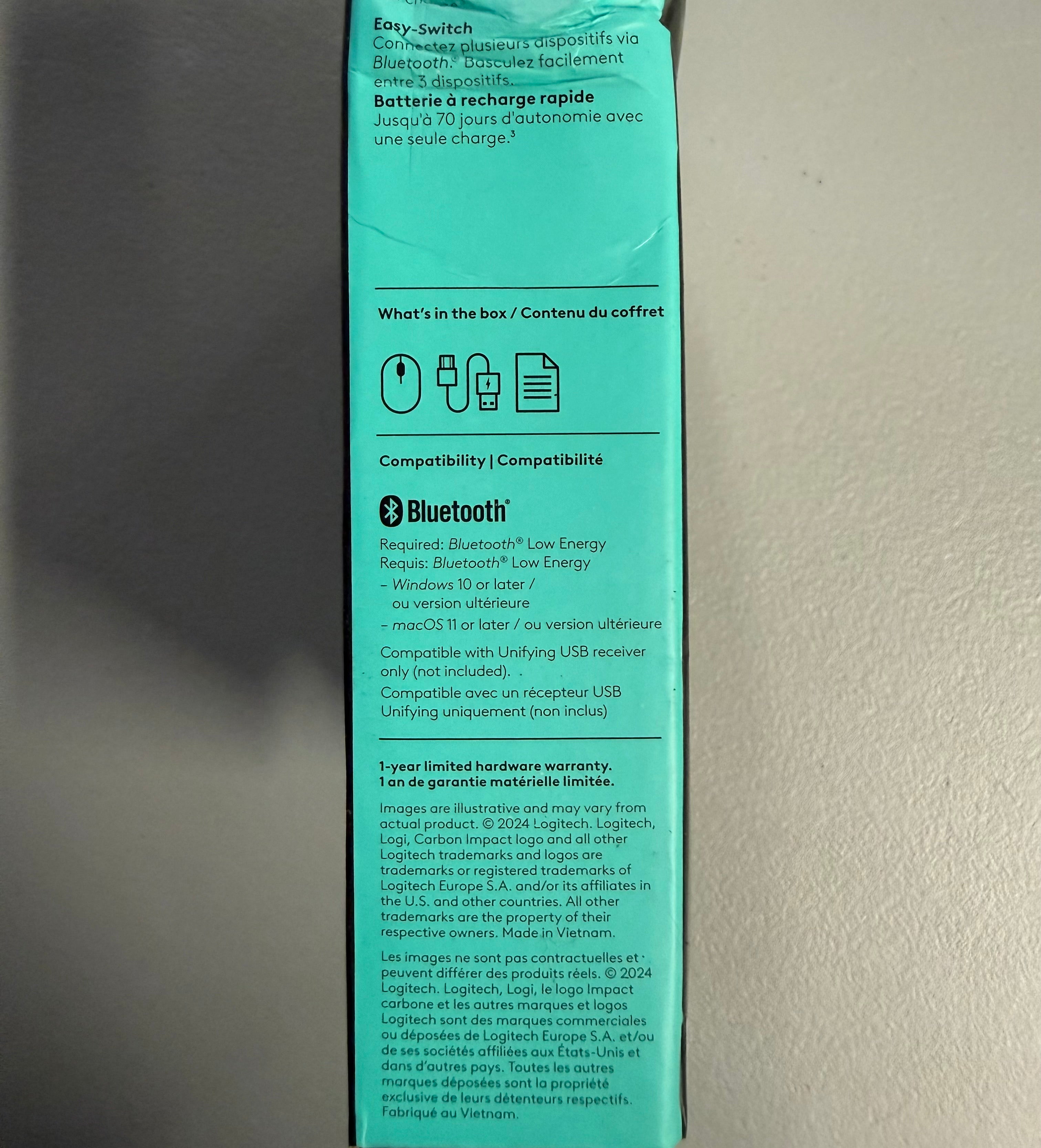 Logitech MX Anywhere 2S Bluetooth Mouse - Open Box Like New