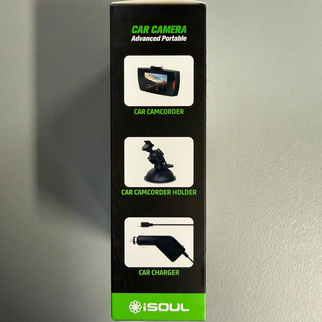 iSOUL Car Dash Cam - 2.7" LCD Digital Vehicle Camcorder with Night Vision & G-Sensor (Open Box/Like New)