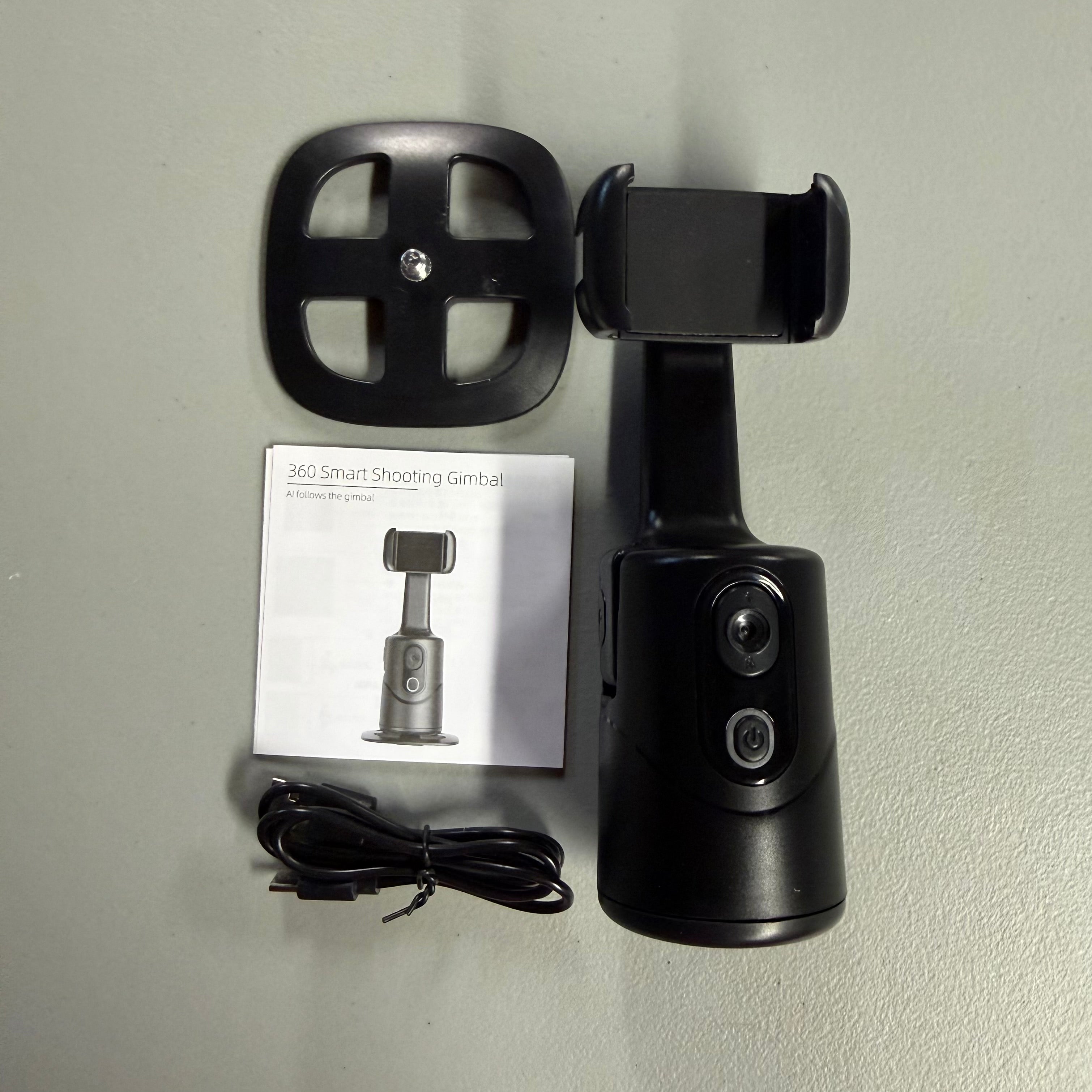 360° Smart Shooting Gimbal Q12 - AI Face Tracking (Open Box Like New)