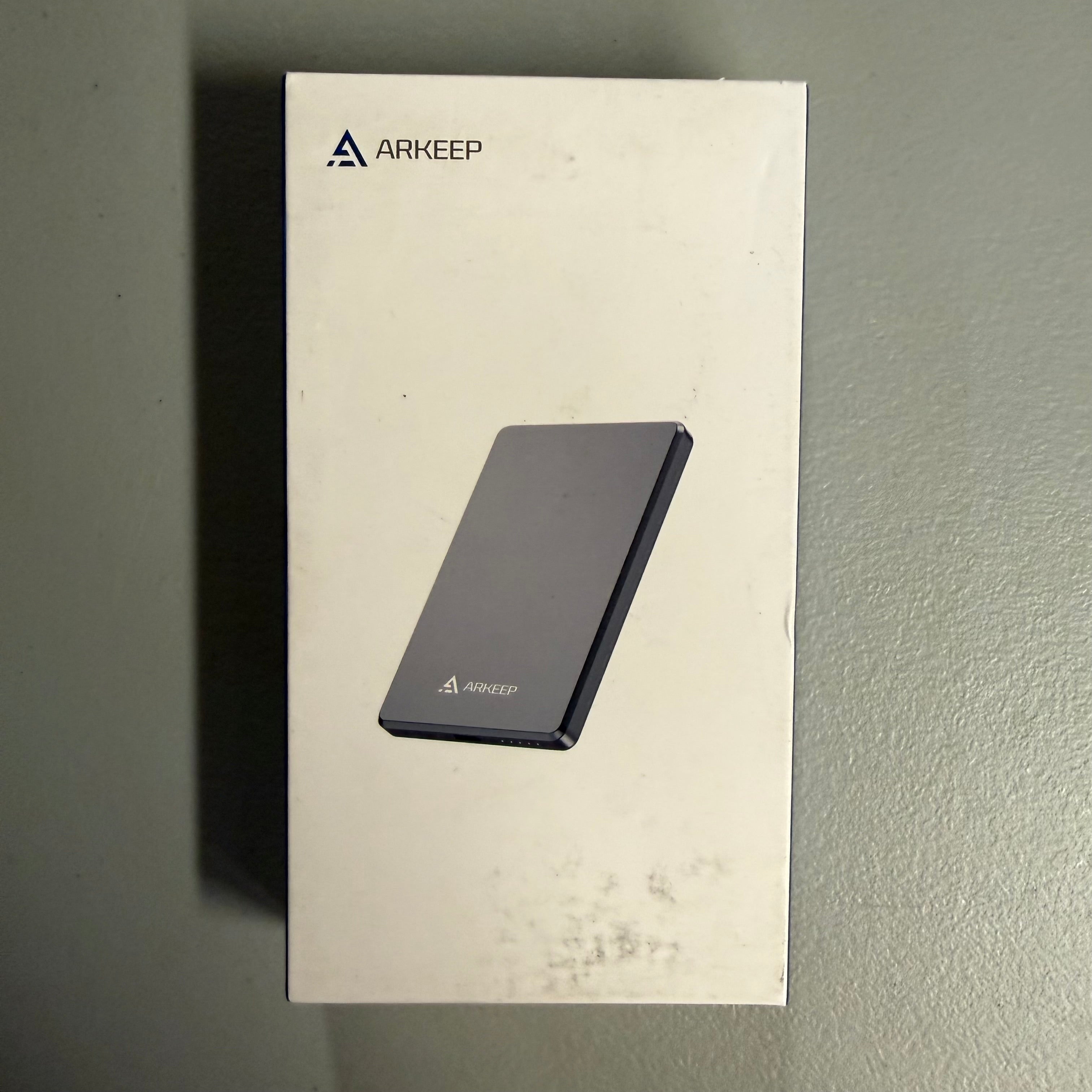 ARKEEP Magnetic Wireless Charging Power Bank 5000mAh - New Sealed