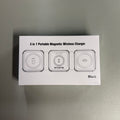 RTOPS 3-in-1 Portable Magnetic Wireless Charger - Black (New Sealed)