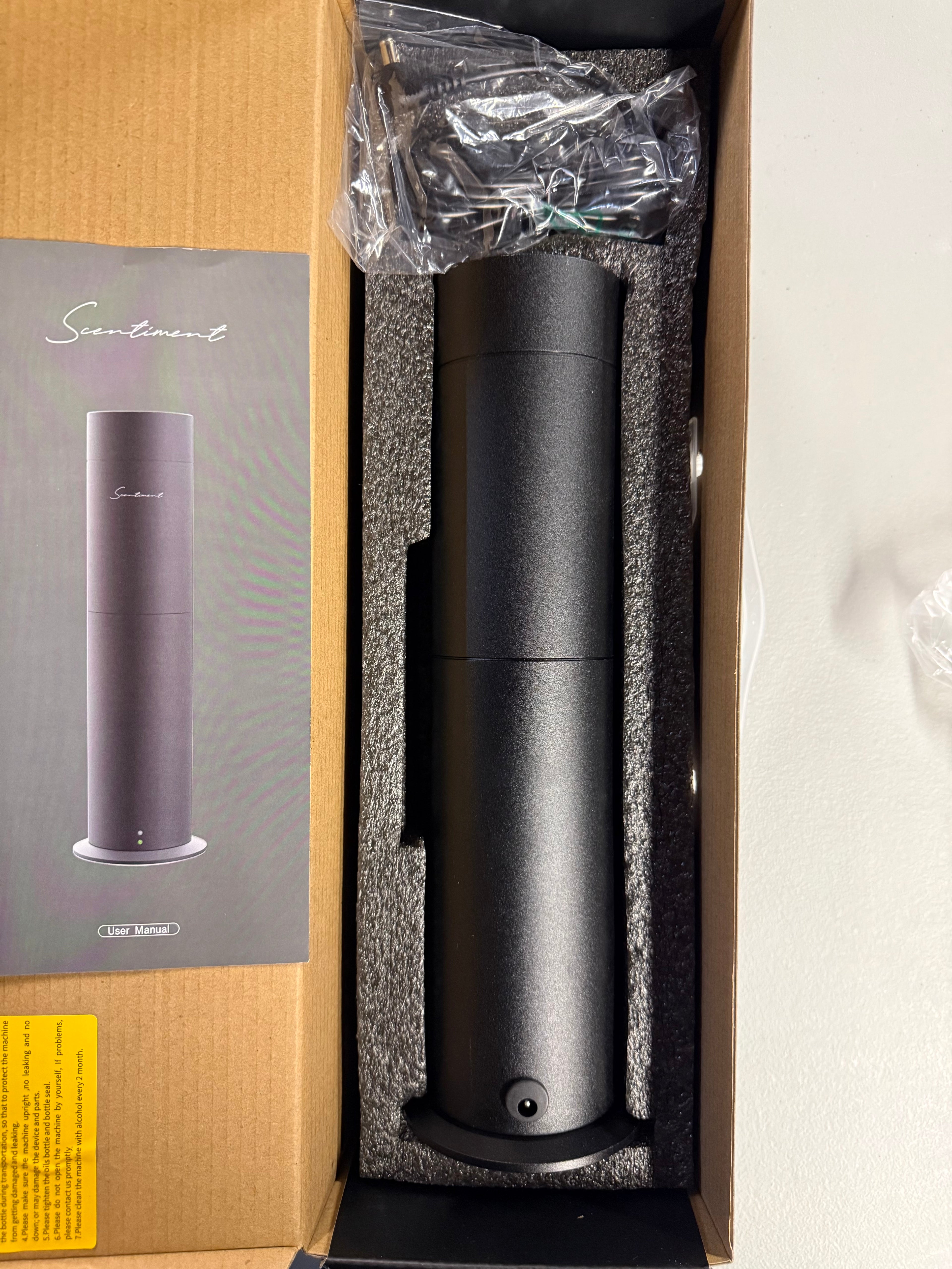 Sentiment Scent Diffuser 4028 - Smart Essential Oil Diffuser (Open Box Like New)