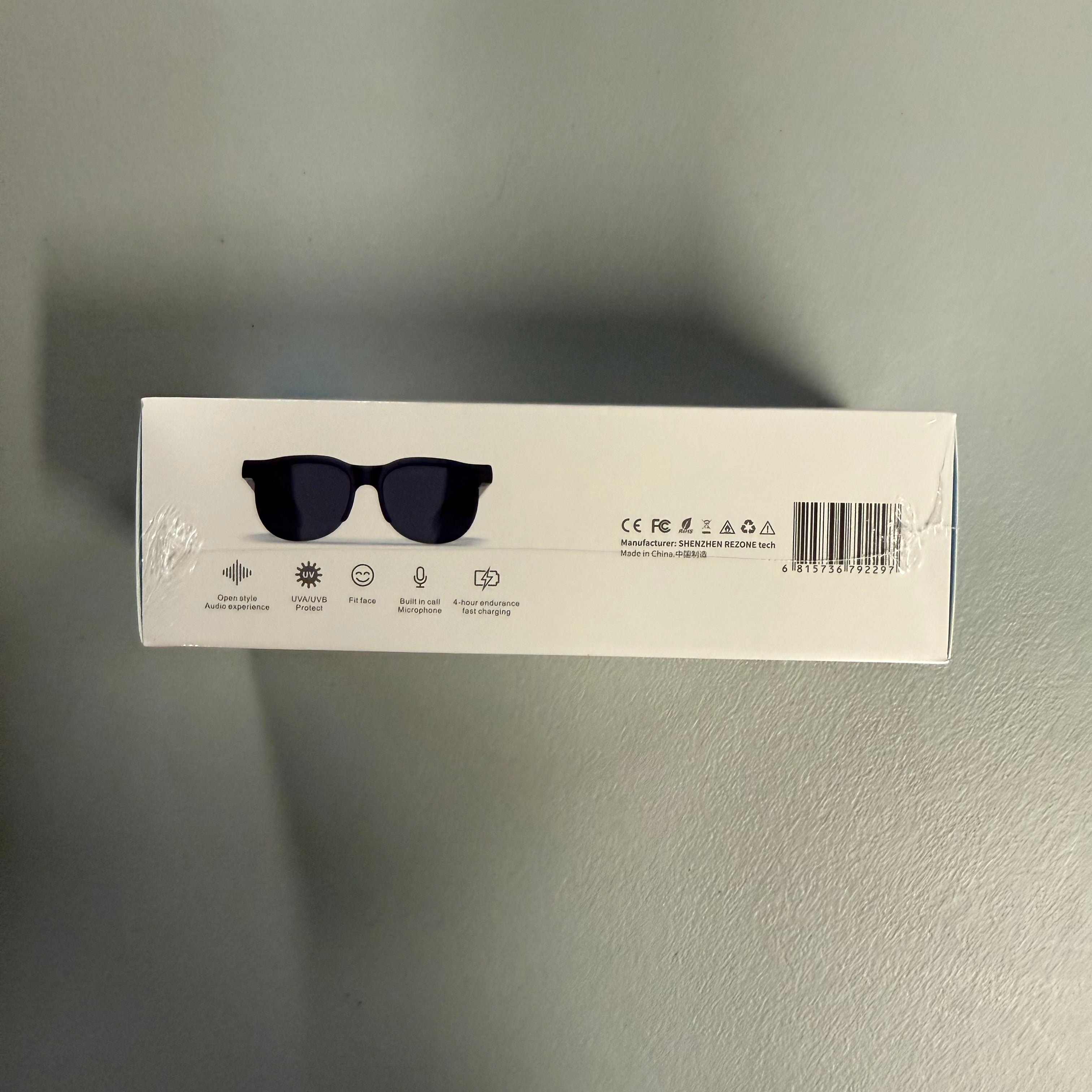 YOURZ YJ01 Wireless Headset Glasses - Bluetooth 5.1 Audio Sunglasses (New)