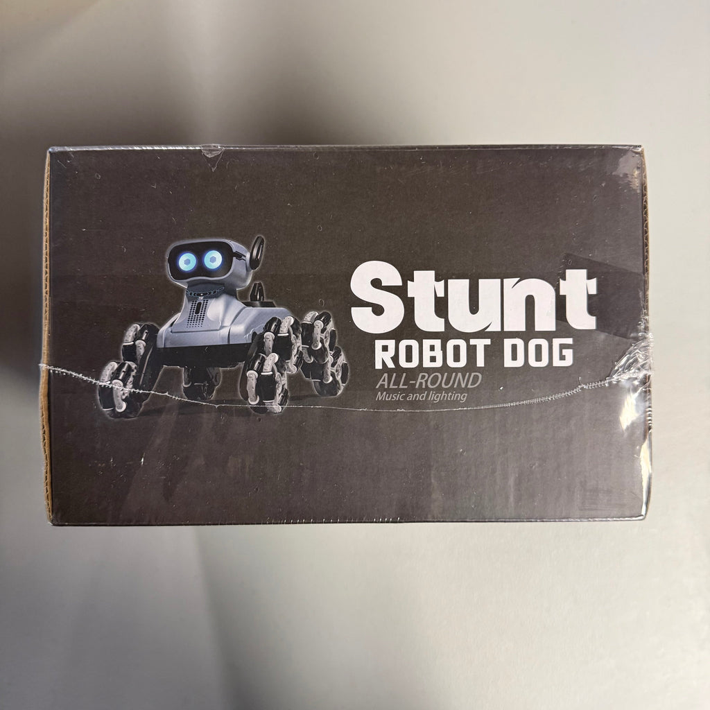 Stunt Robot Dog - RC All-Round with Music & Lighting (New, Sealed)