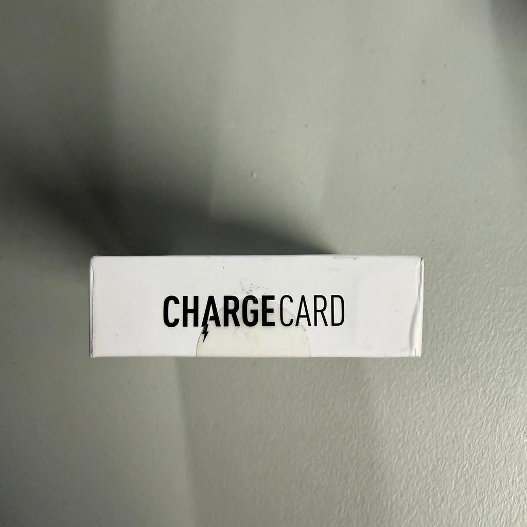 ChargeCard Ultra-Thin Credit Card Size Portable Charger - Built-in Cables (New)