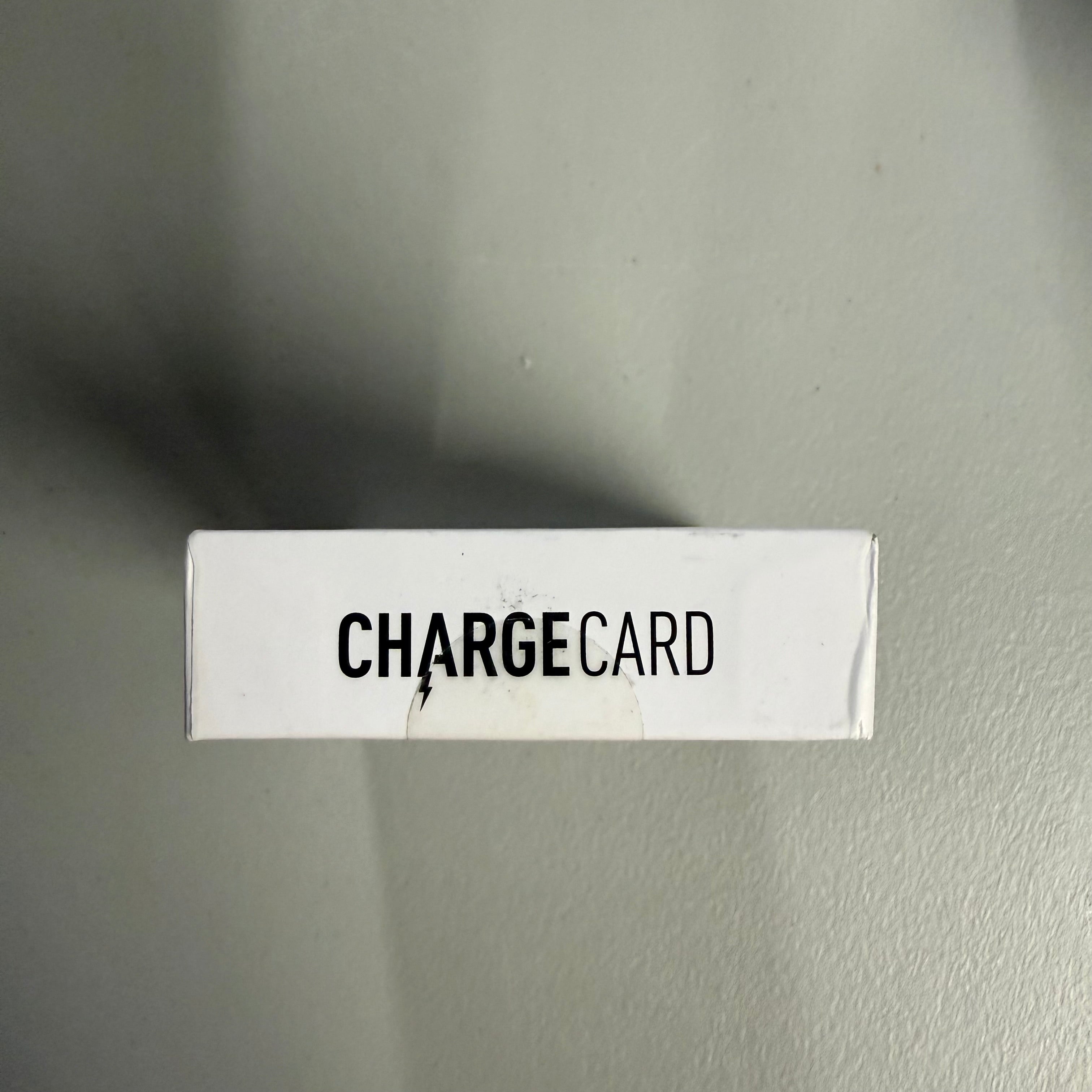 ChargeCard Ultra-Thin Credit Card Size Portable Charger - Built-in Cables (New)