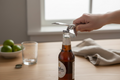 Whale Tail Bottle Opener Set - Chrome Finish Bar Accessory