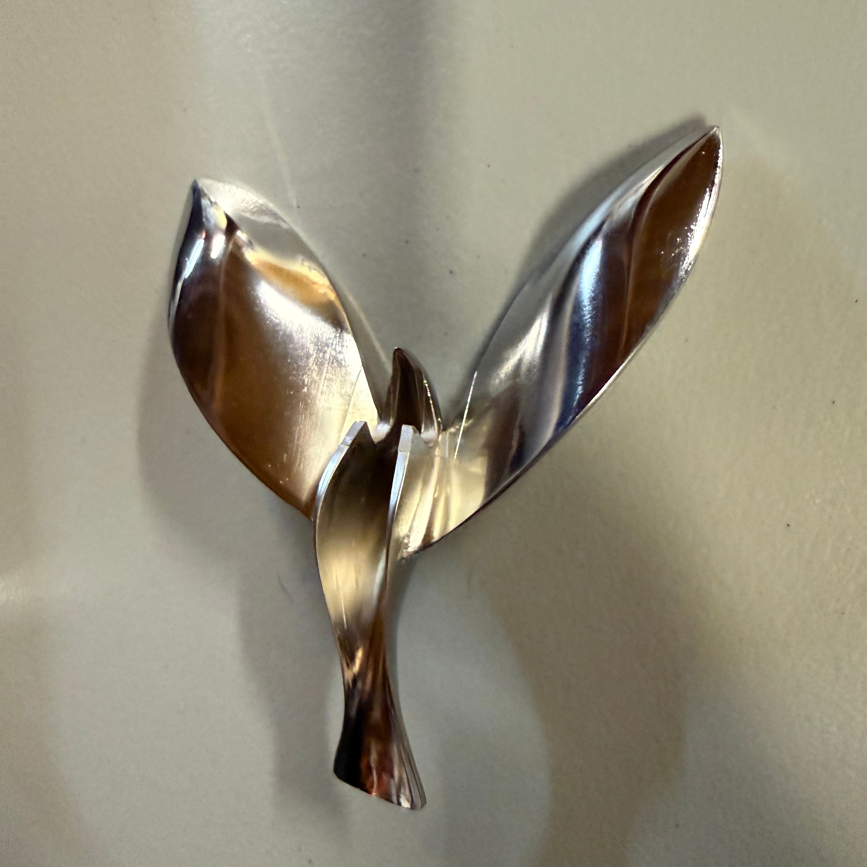 Whale Tail Bottle Opener Set - Chrome Finish Bar Accessory