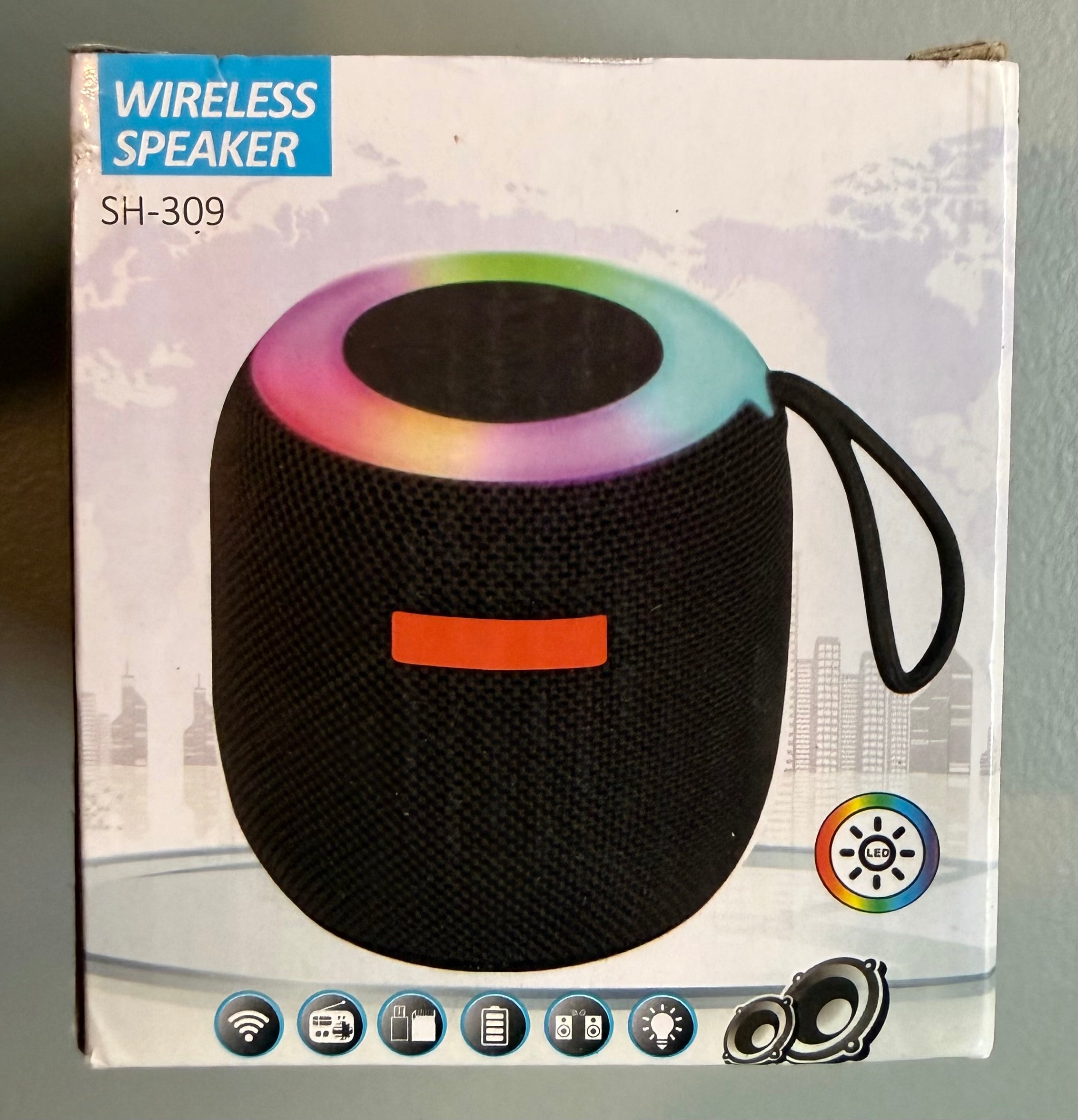 SH-309 Wireless Speaker - Compact, Powerful Sound