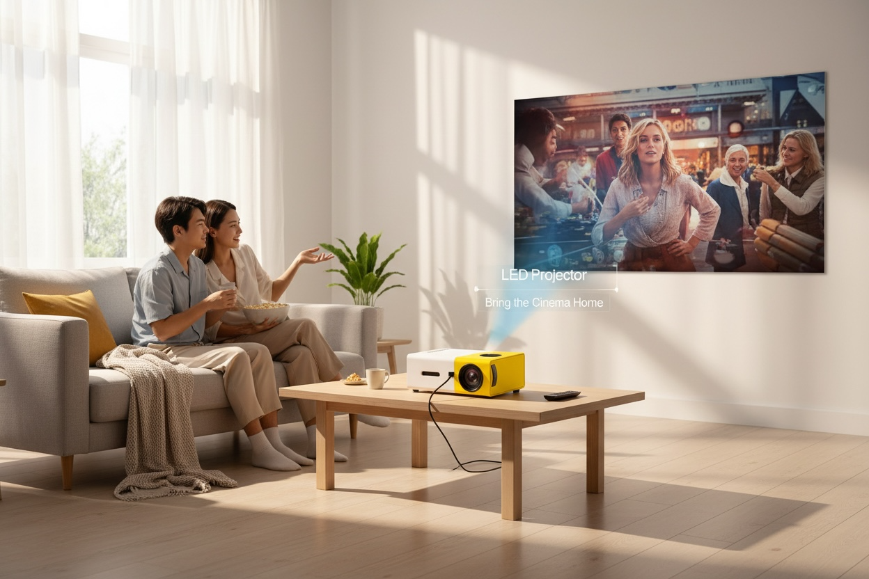 Mini LED Projector YG300 - Portable Home Theater (Open Box Like New)
