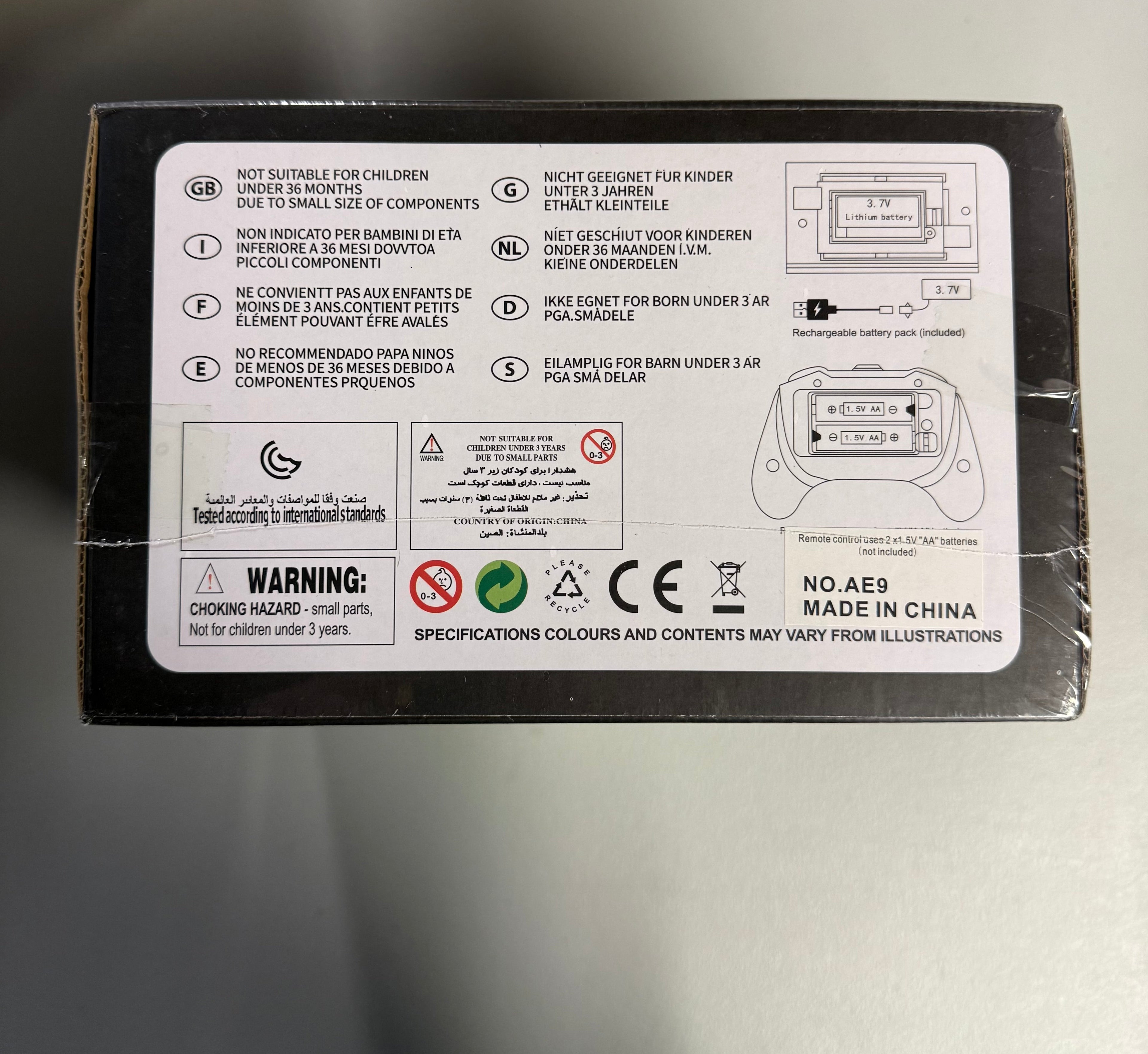 Stunt Robot Dog - RC All-Round with Music & Lighting (New, Sealed)