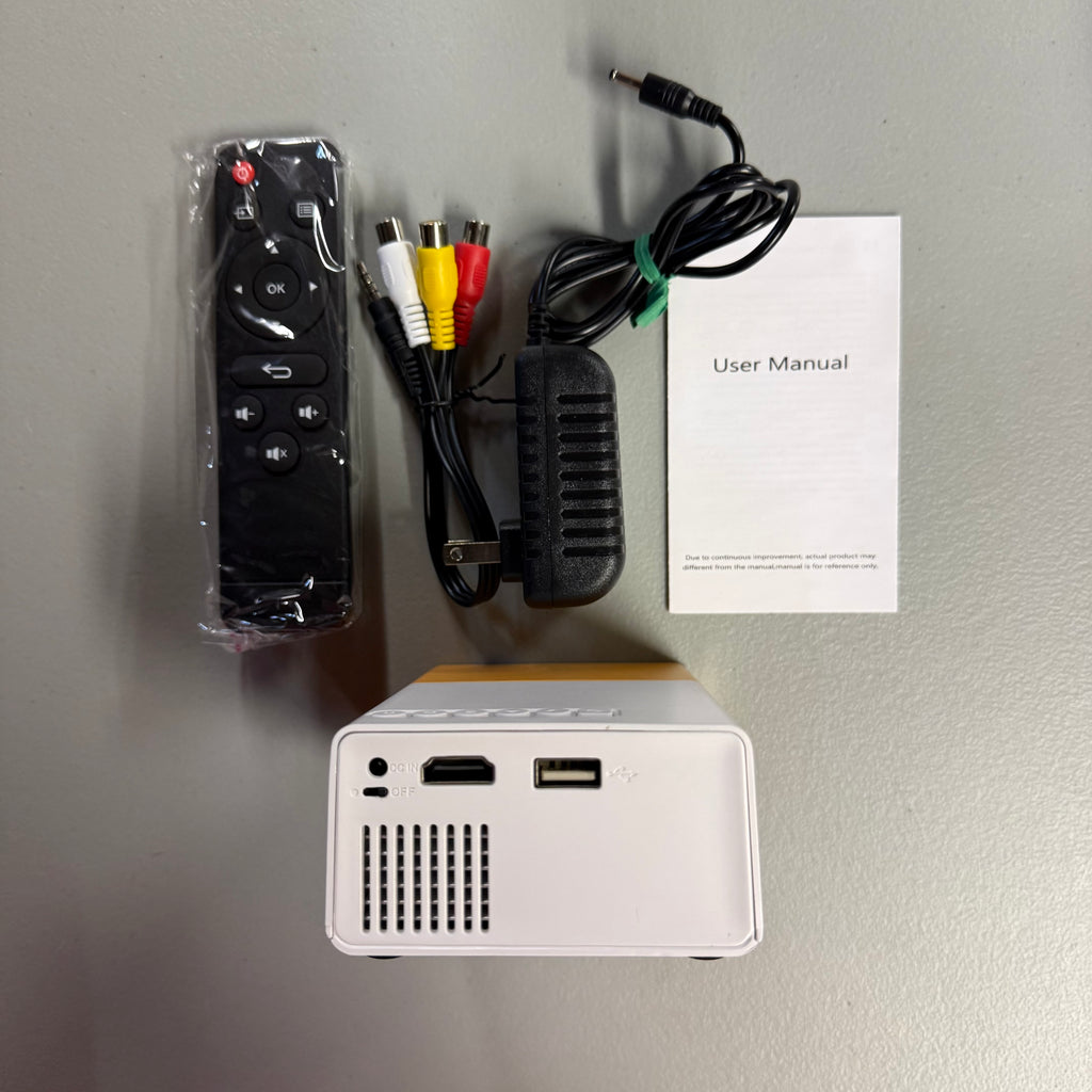 Mini LED Projector YG300 - Portable Home Theater (Open Box Like New)
