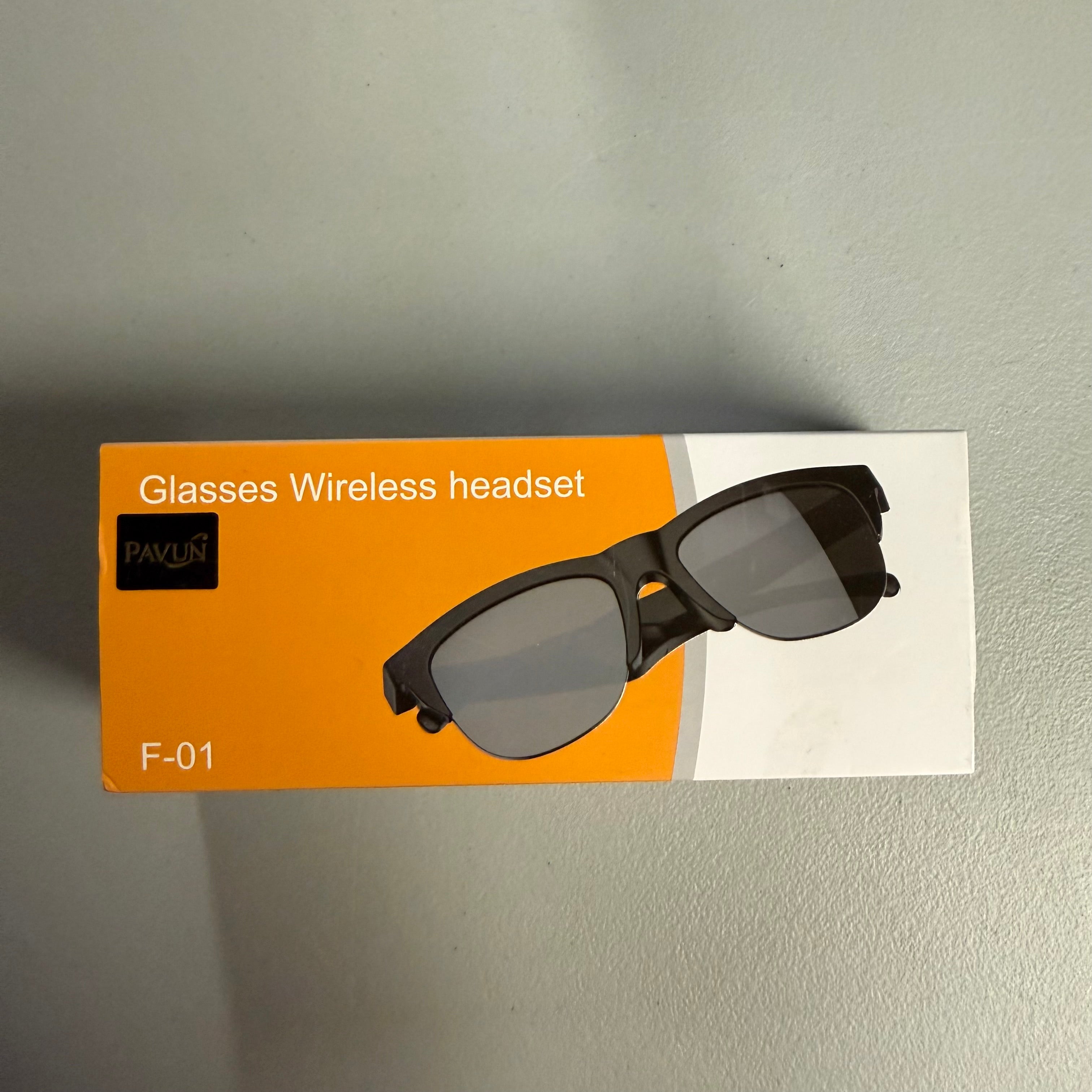 PAVLNI F-01 Wireless Headset Glasses - New Sealed