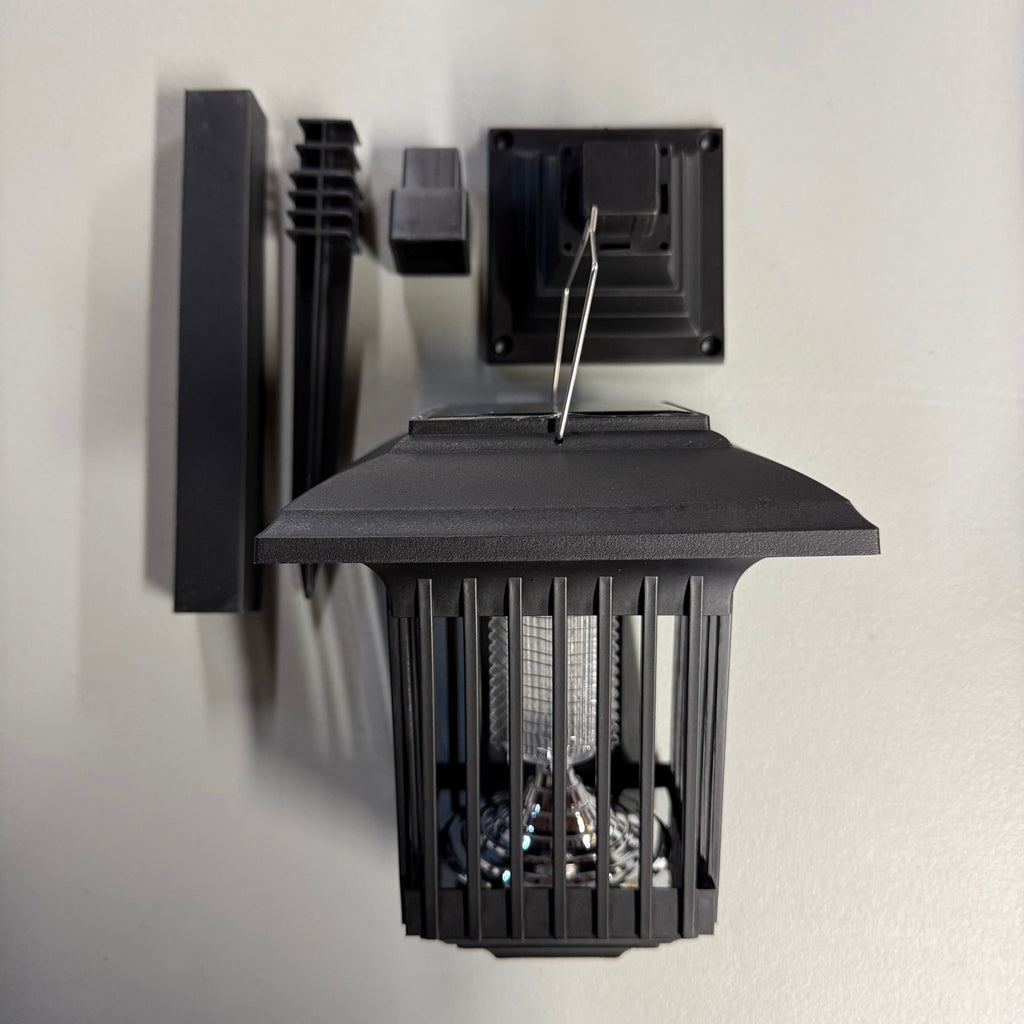 Solar Bug Zapper LED & UV Light - Outdoor Mosquito Killer Lamp