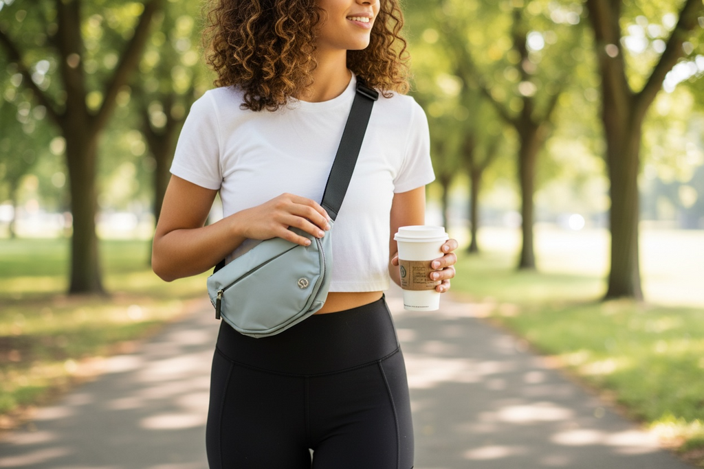 Lululemon Everywhere Belt Bag - Gray/Silver