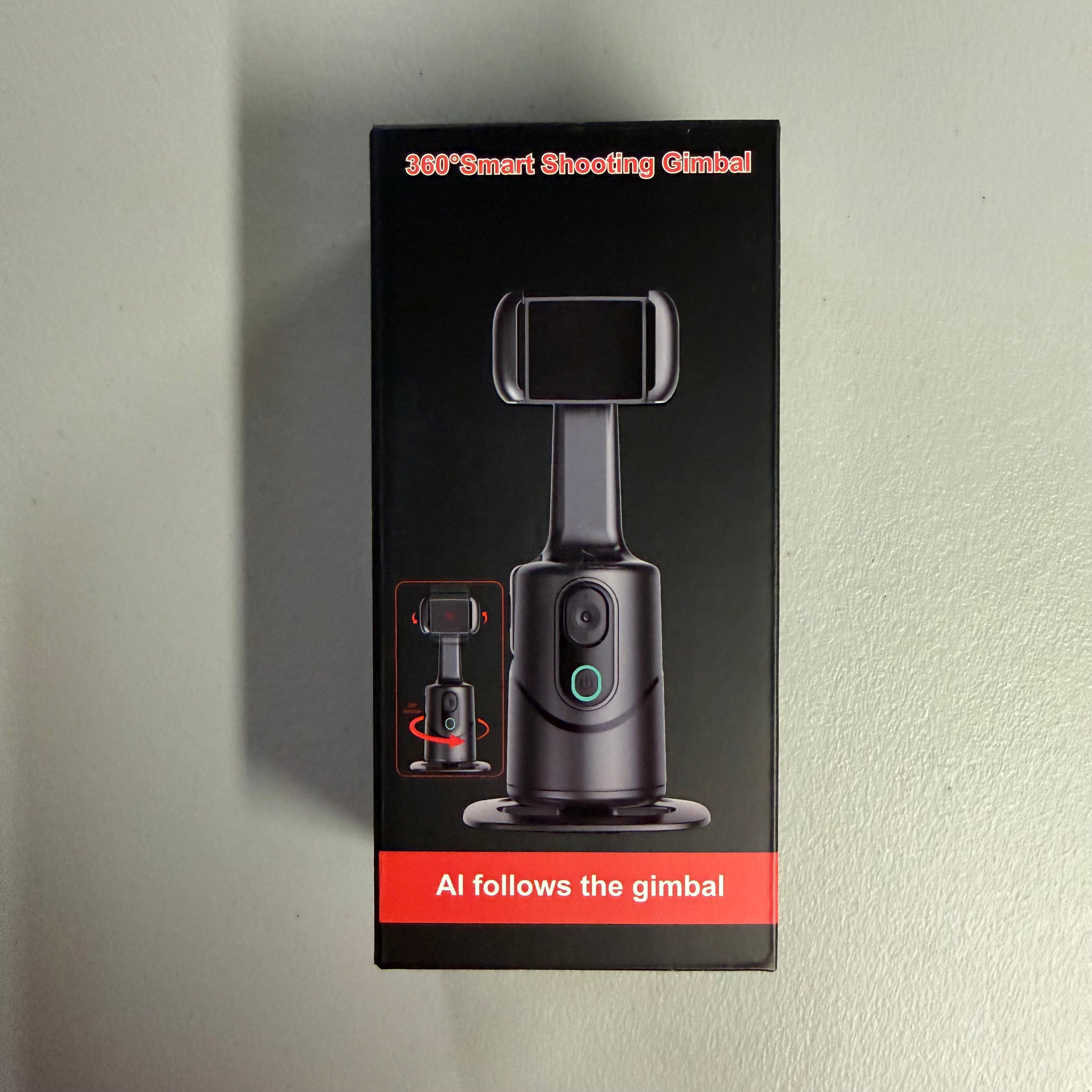 360° Smart Shooting Gimbal Q12 - AI Face Tracking (Open Box Like New)