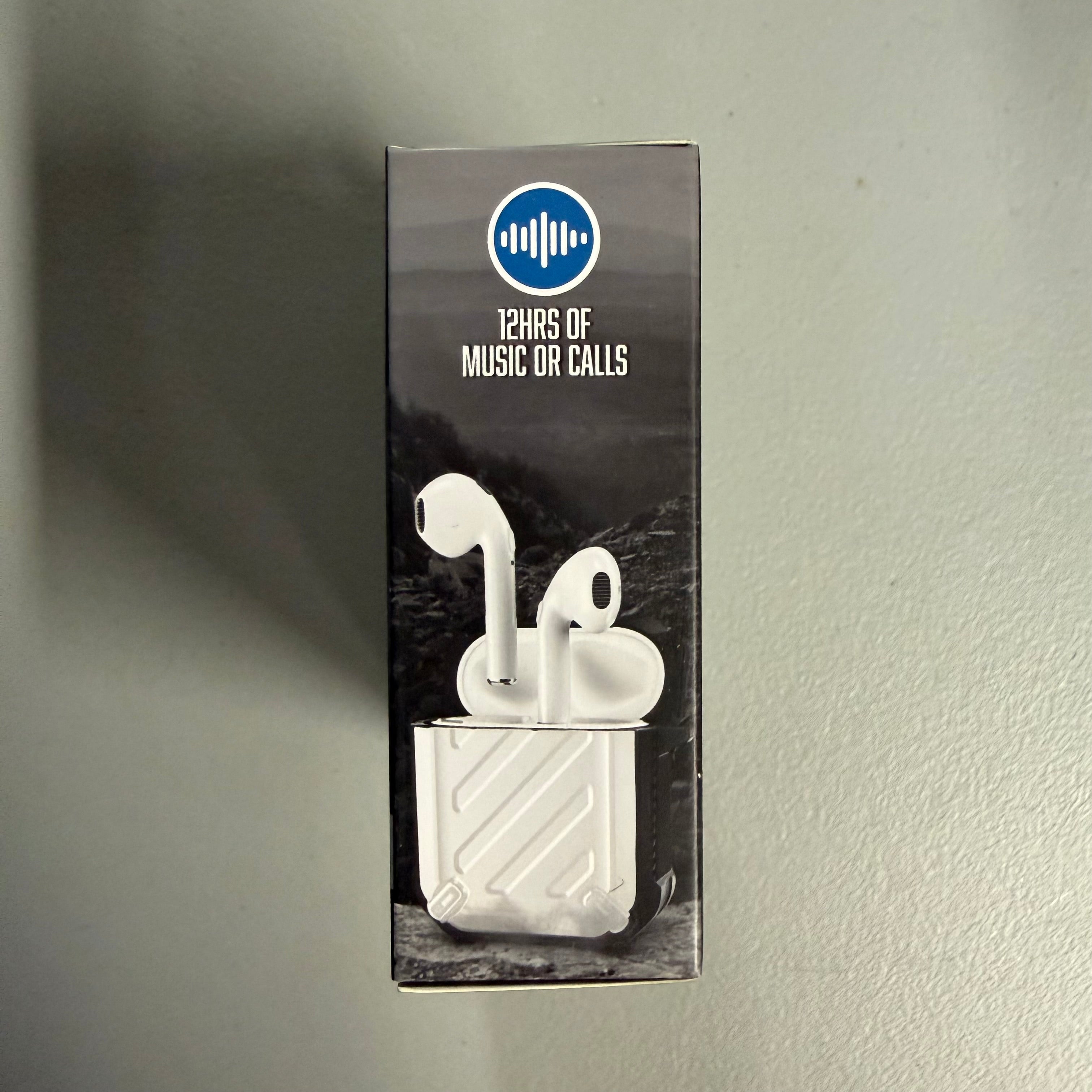 iHip Built-Tough SoundPods True Wireless Earphones - Bluetooth 5.0 with Protective Case (New)
