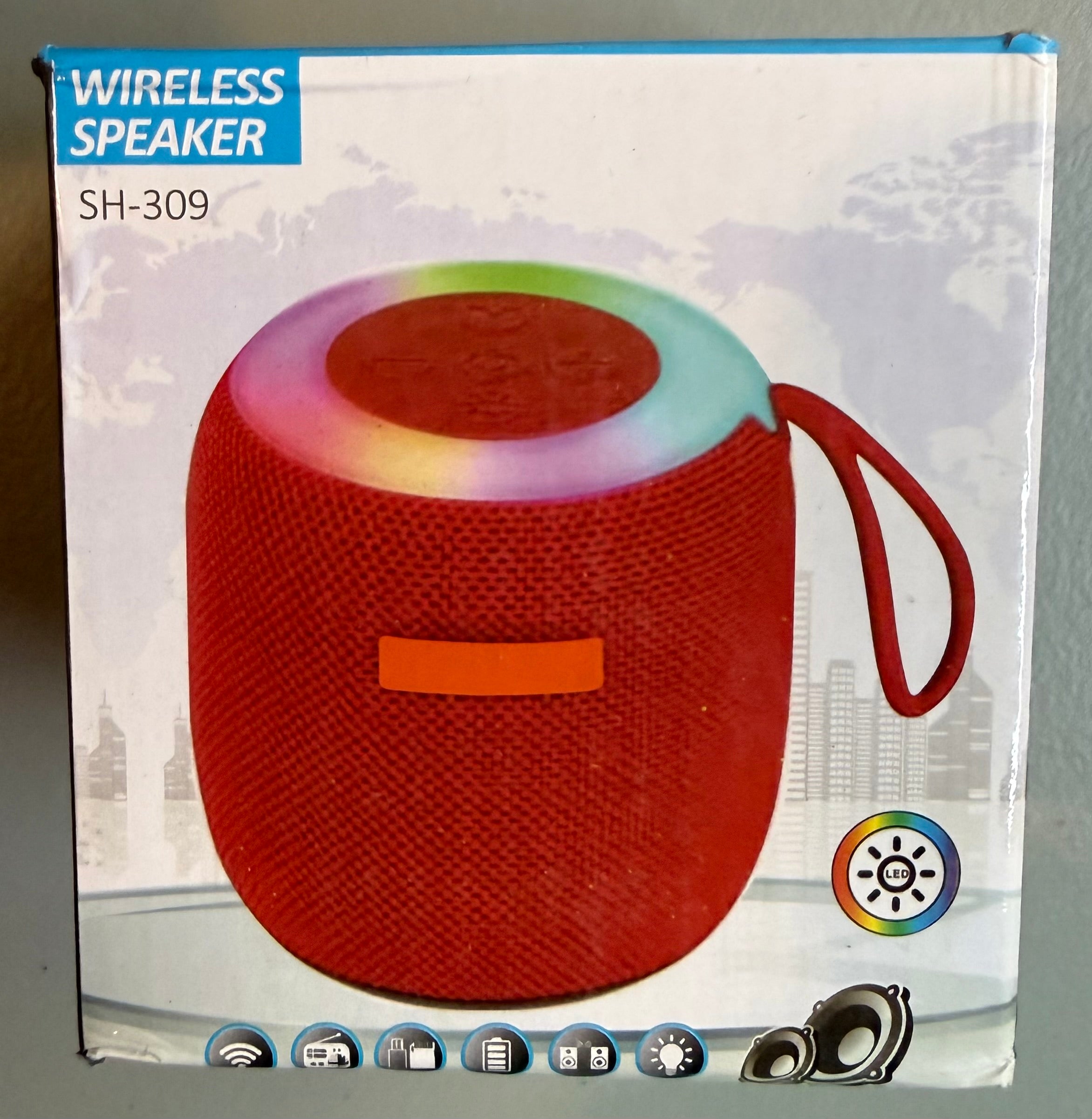 SH-309 Wireless Speaker - Compact, Powerful Sound