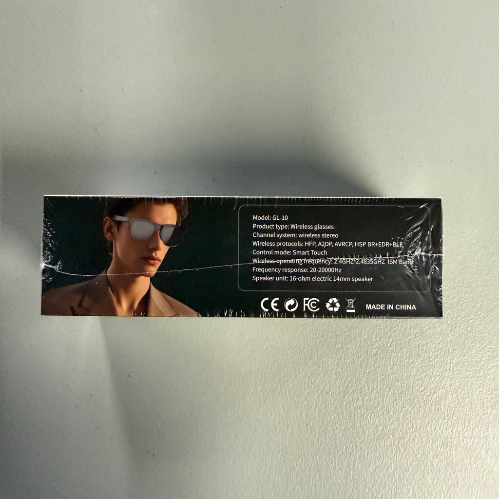 GL-10 Smart Glasses Wireless Audio Sunglasses with Smart Touch Control (New, Sealed)
