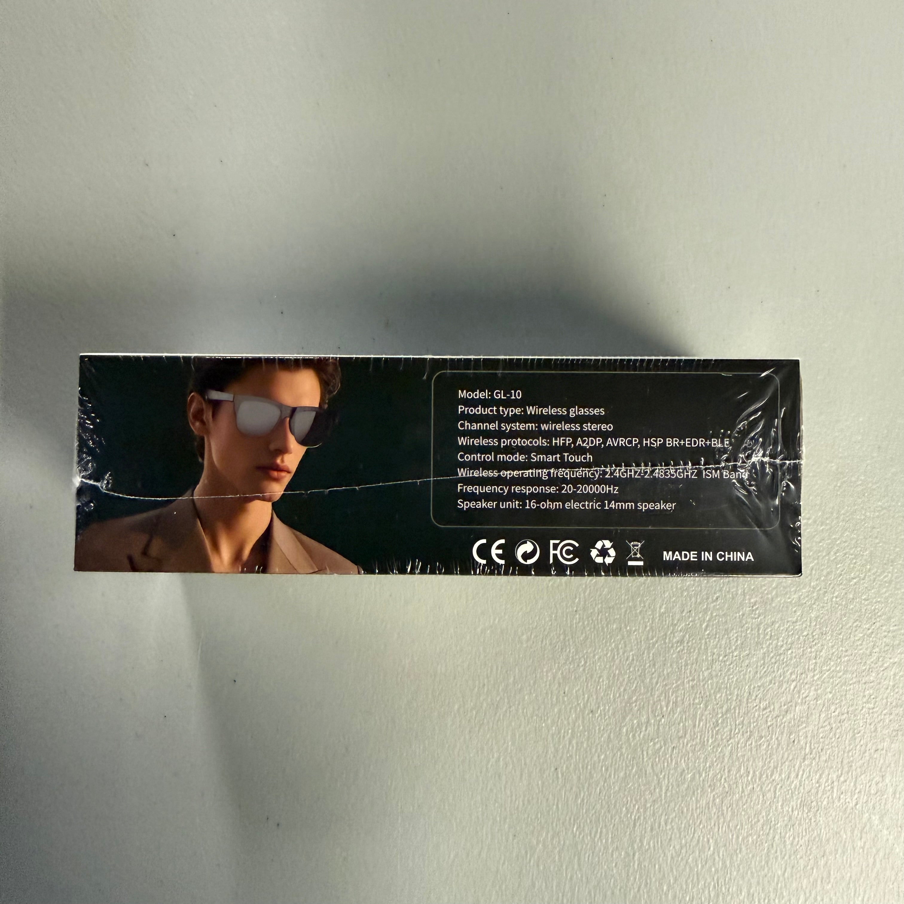 GL-10 Smart Glasses Wireless Audio Sunglasses with Smart Touch Control (New, Sealed)
