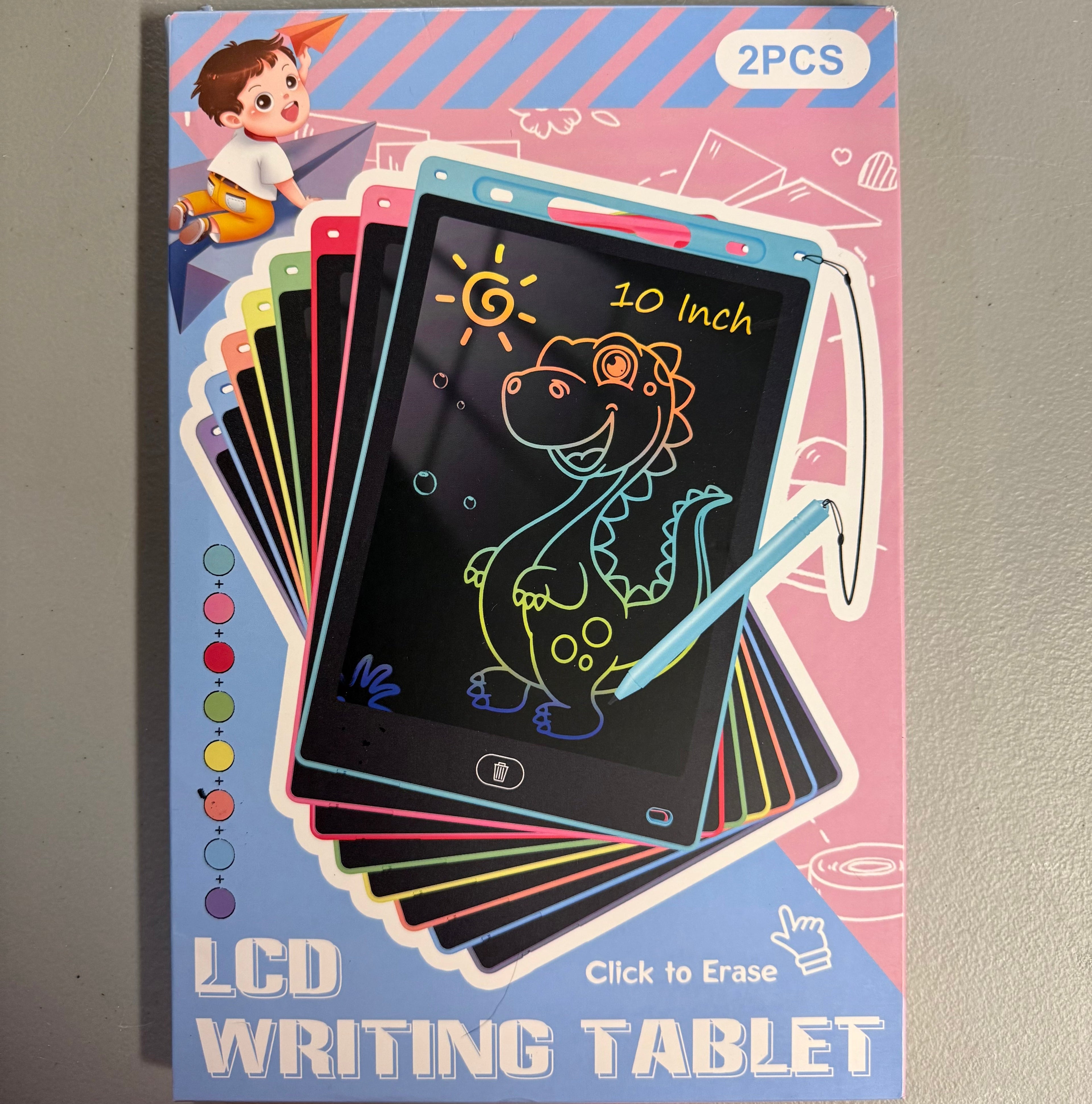 2-Pack LCD Writing Tablet 10 Inch - Open Box Like New