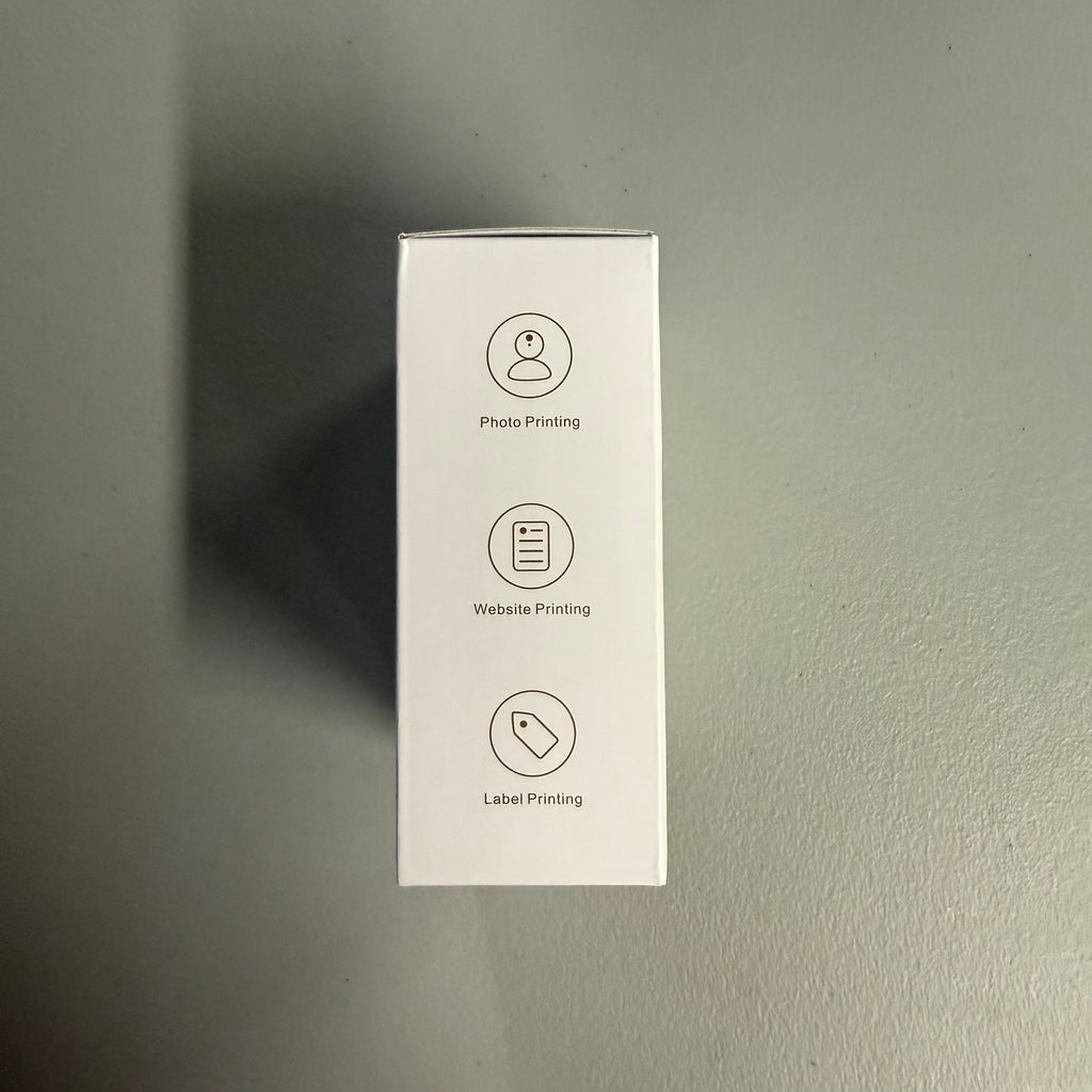 Portable Mini Bluetooth Thermal Printer - Inkless Photo & Label Printer (Open Box Like New)