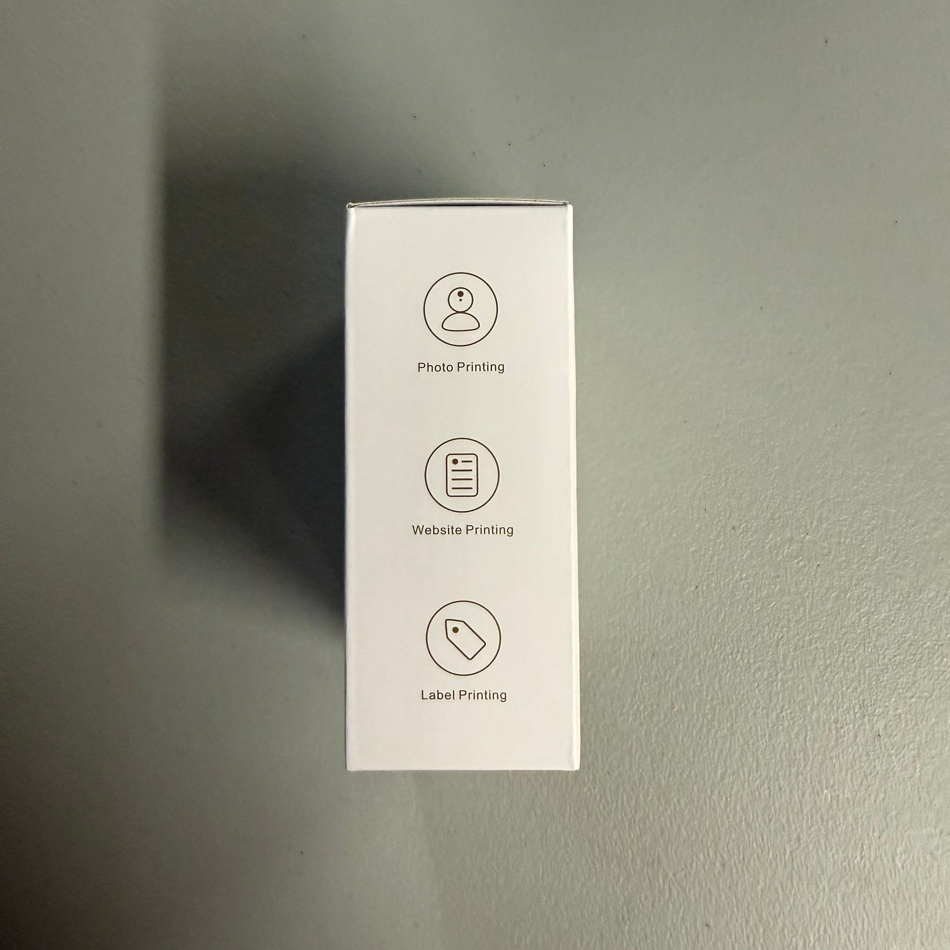 Portable Mini Bluetooth Thermal Printer - Inkless Photo & Label Printer (Open Box Like New)