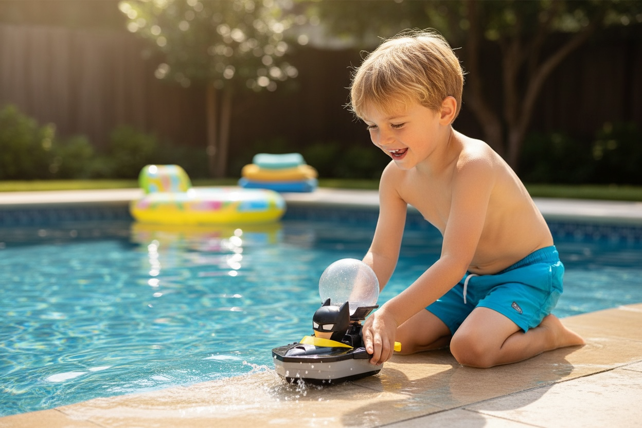 DC Batman SwimWays Air Boat - Pool Toy