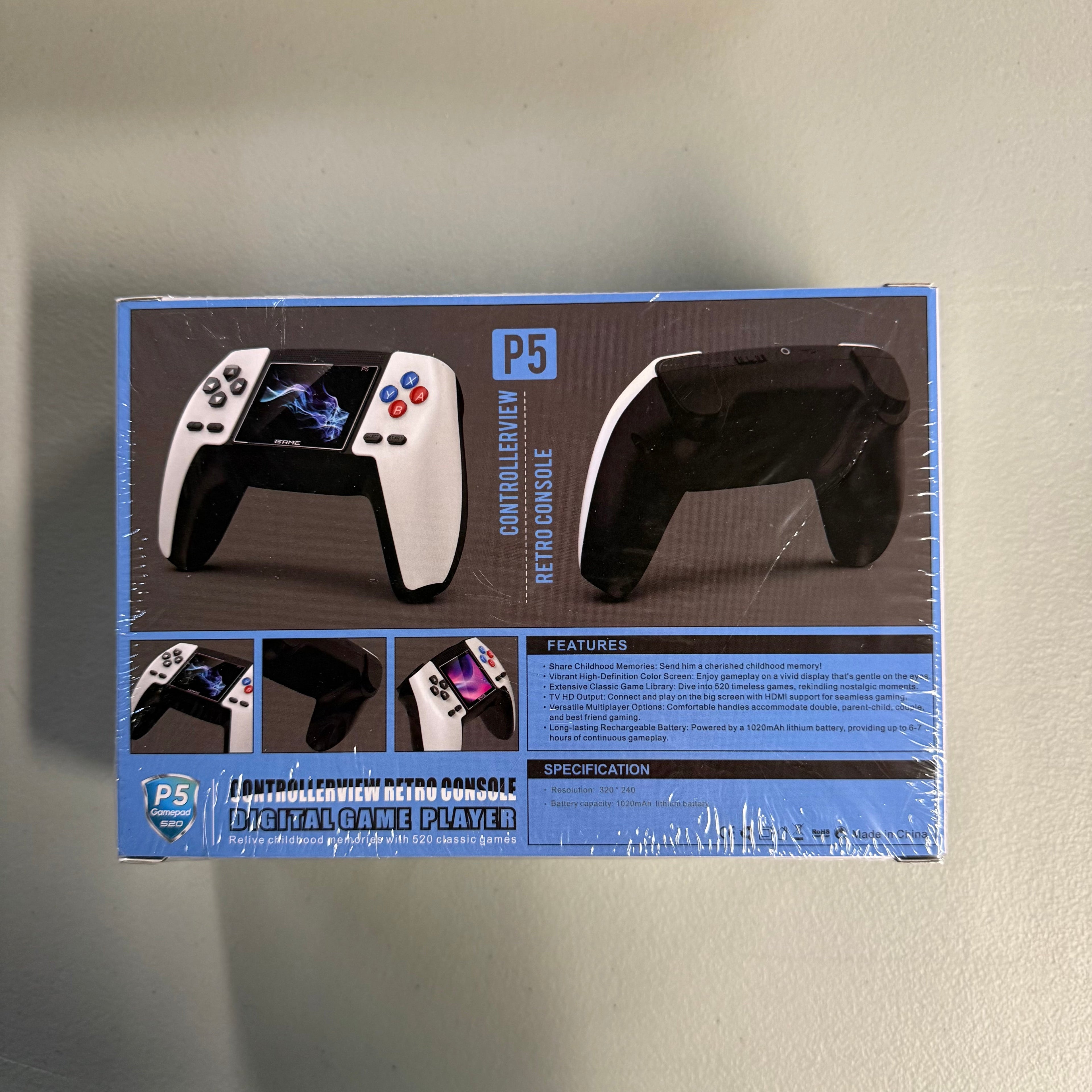 P5 ControllerView Retro Console - Digital Game Player
