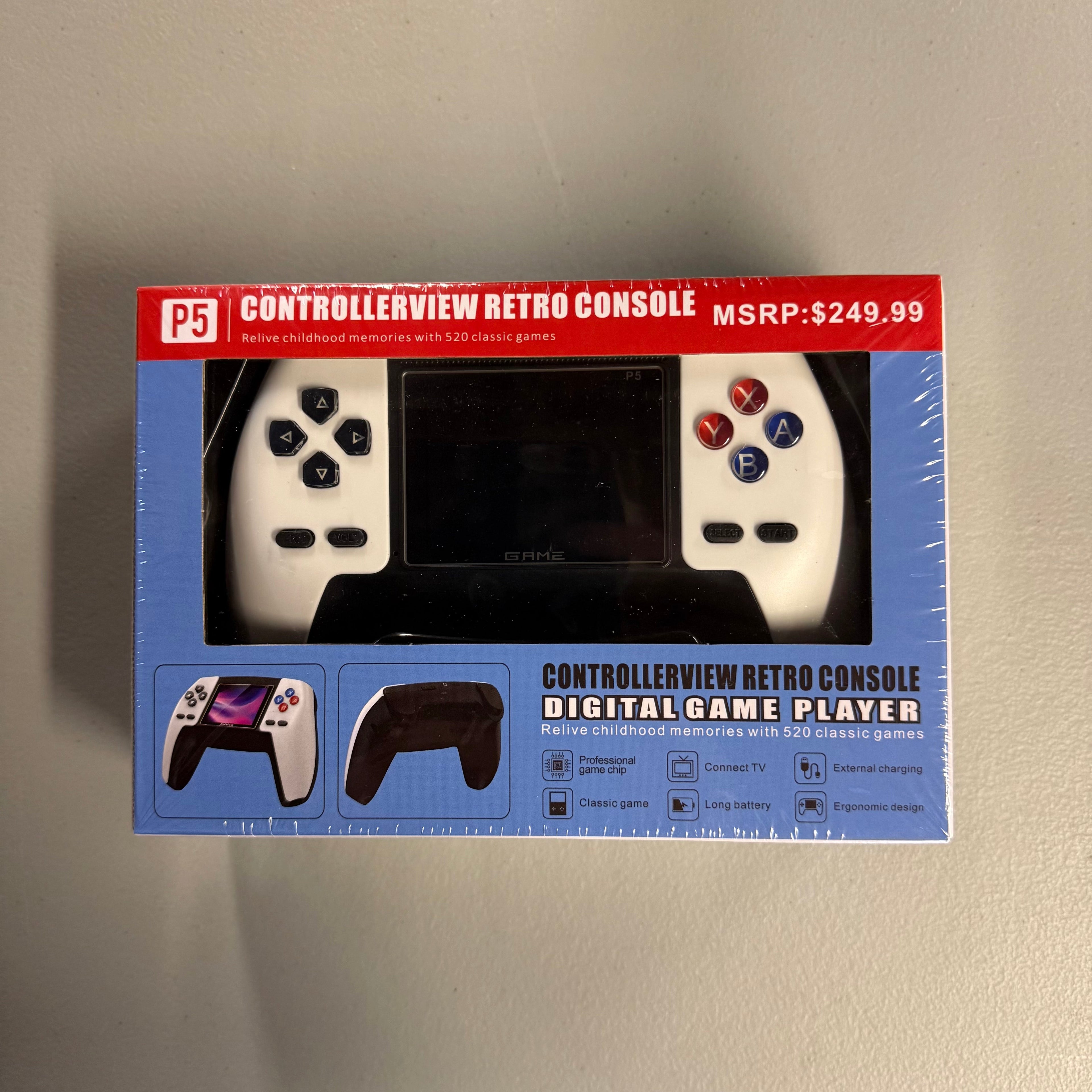 P5 ControllerView Retro Console - Digital Game Player