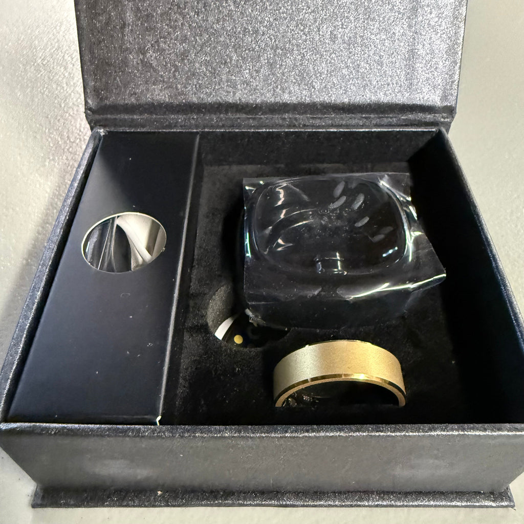 YULUKAO Smart Ring Health Tracker - Gold Size 10/11 (Open Box)