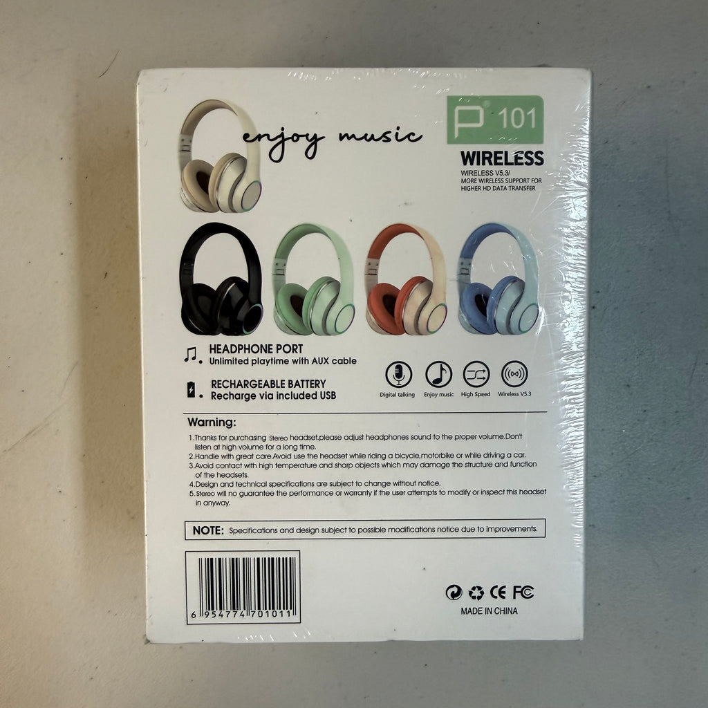 Wireless Headphones 101 - Hi-Res Digital Audio with RGB Lighting