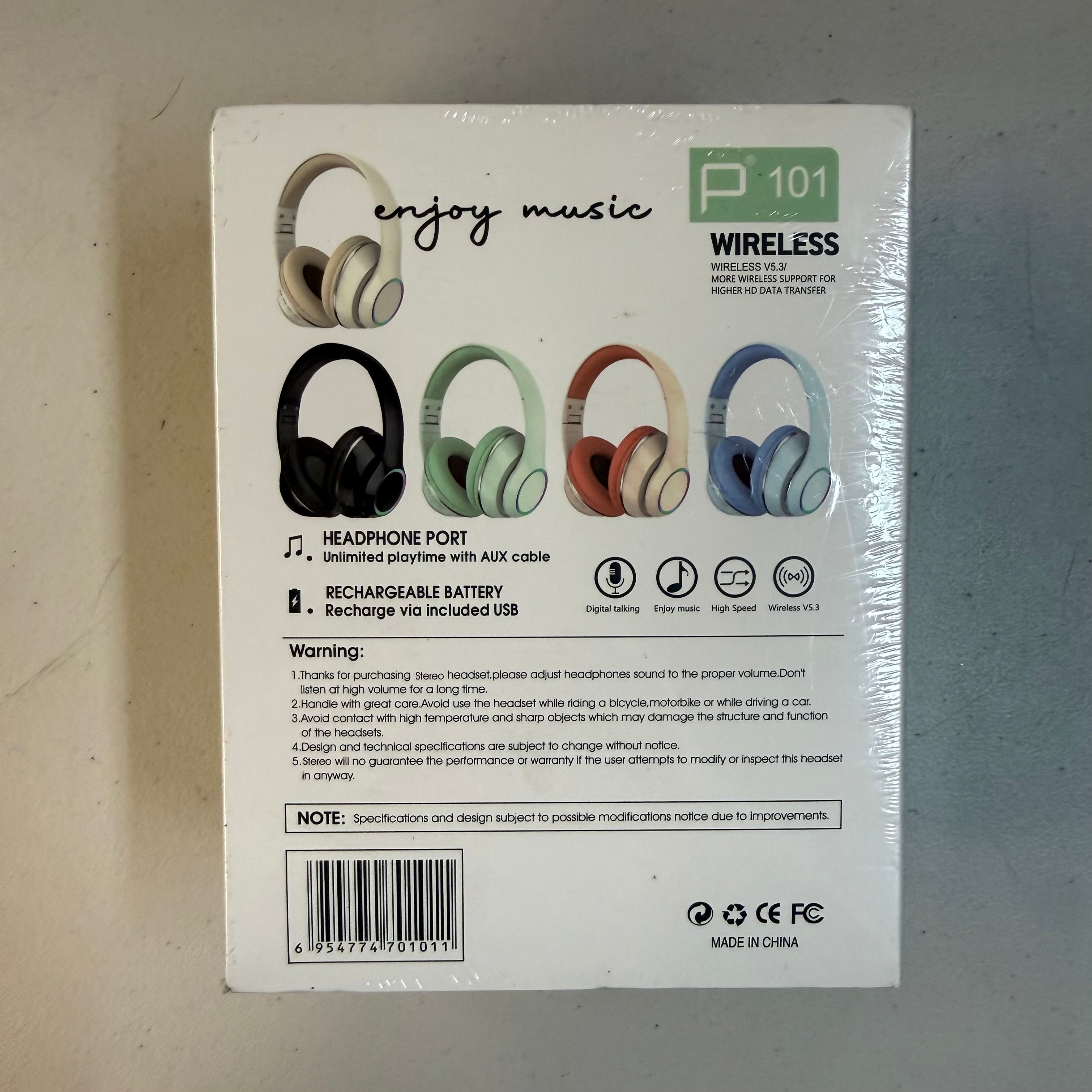 Wireless Headphones 101 - Hi-Res Digital Audio with RGB Lighting