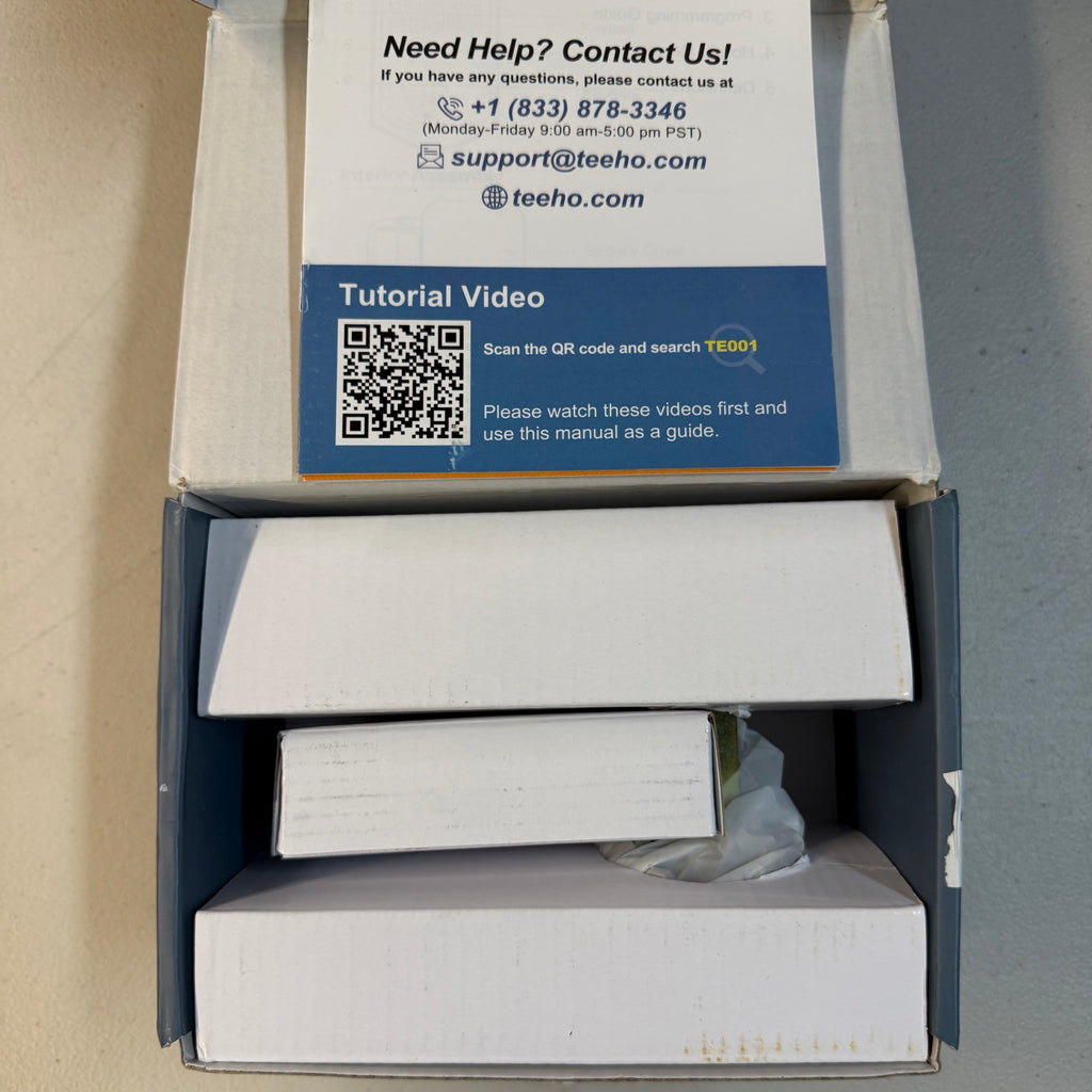 TEEHO Keypad Digital Deadbolt TE001 - Single Cylinder Smart Lock (Open Box - Like New)