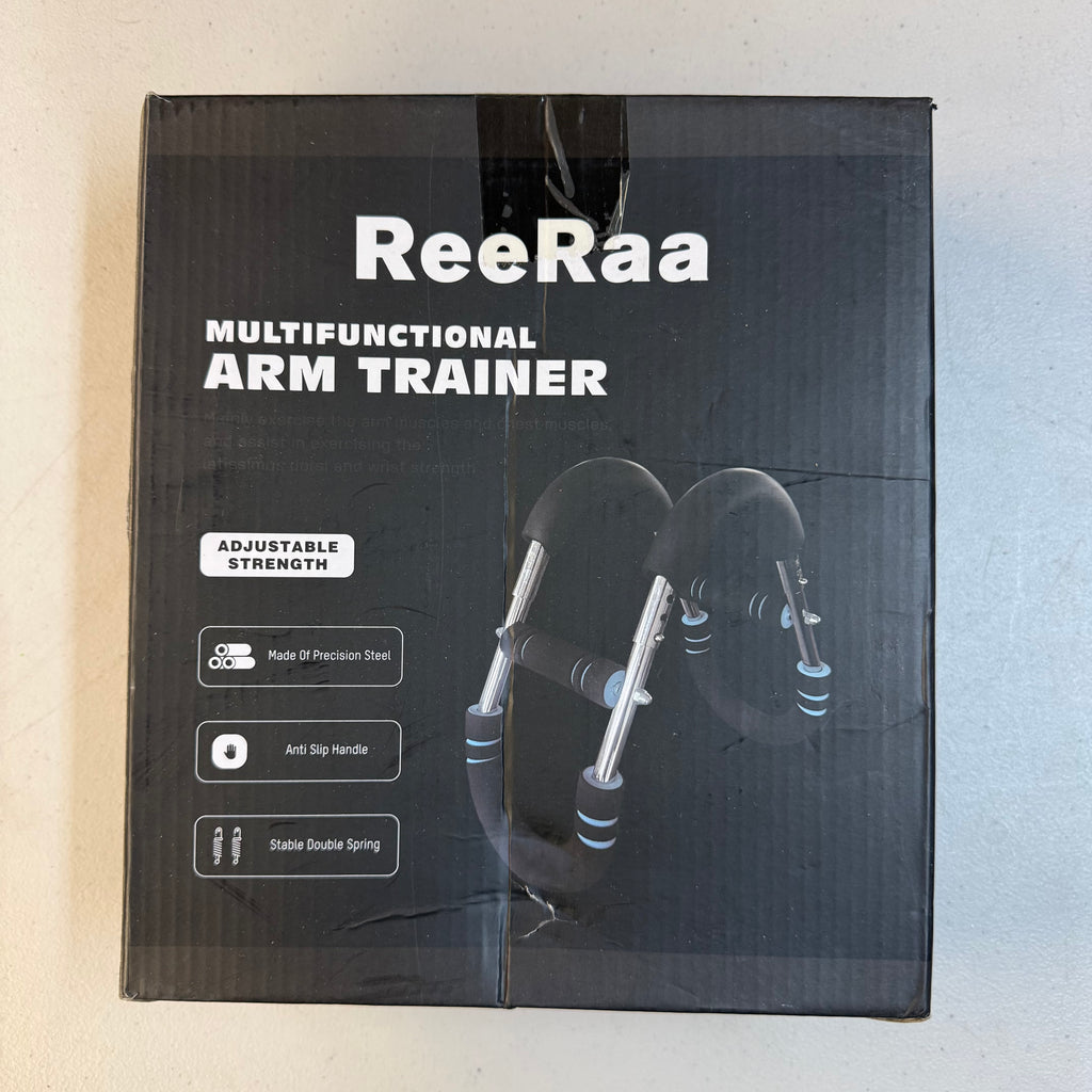 ReeRaa Multifunctional Arm Trainer - Adjustable Strength Push-Up Bars (Open Box - Like New)