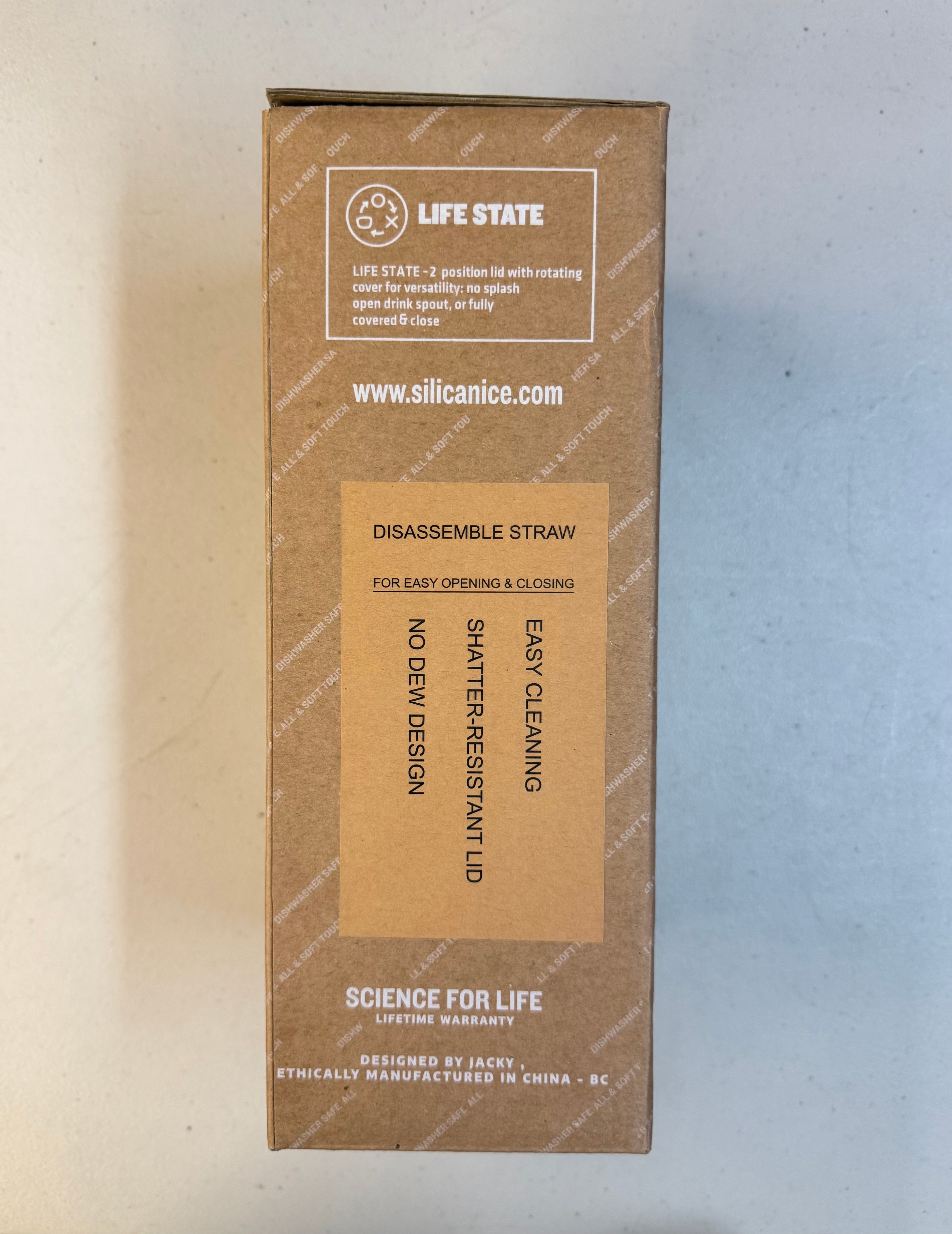 Silicanice Insulated Tumbler with Handle 40oz - Pink (Open Box - Like New)