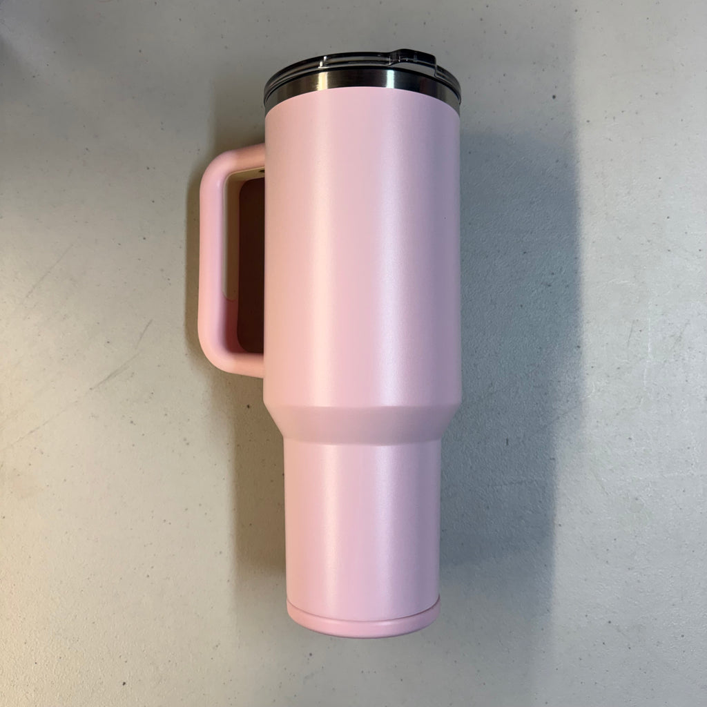 Silicanice Insulated Tumbler with Handle 40oz - Pink (Open Box - Like New)